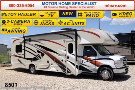 /TX 9/25/14 &lt;a href=&quot;http://www.mhsrv.com/thor-motor-coach/&quot;&gt;&lt;img src=&quot;http://www.mhsrv.com/images/sold-thor.jpg&quot; width=&quot;383&quot; height=&quot;141&quot; border=&quot;0&quot;/&gt;&lt;/a&gt; Sale Price Includes $2,000 Factory Rebate for a Limited Time. World&#39;s RV Show Sale Priced Now Through Sept 6th. Call 800-335-6054 for Details.  Receive a $1,000 VISA Gift Card with purchase from Motor Home Specialist while supplies last! Family Owned &amp; Operated and the #1 Volume Selling Motor Home Dealer in the World as well as the #1 Thor Motor Coach Dealer in the World. 
&lt;object width=&quot;400&quot; height=&quot;300&quot;&gt;&lt;param name=&quot;movie&quot; value=&quot;http://www.youtube.com/v/fBpsq4hH-Ws?version=3&amp;amp;hl=en_US&quot;&gt;&lt;/param&gt;&lt;param name=&quot;allowFullScreen&quot; value=&quot;true&quot;&gt;&lt;/param&gt;&lt;param name=&quot;allowscriptaccess&quot; value=&quot;always&quot;&gt;&lt;/param&gt;&lt;embed src=&quot;http://www.youtube.com/v/fBpsq4hH-Ws?version=3&amp;amp;hl=en_US&quot; type=&quot;application/x-shockwave-flash&quot; width=&quot;400&quot; height=&quot;300&quot; allowscriptaccess=&quot;always&quot; allowfullscreen=&quot;true&quot;&gt;&lt;/embed&gt;&lt;/object&gt;
MSRP $113,163. New 2015 Thor Motor Coach Outlaw Toy Hauler. Model 29H with slide-out, Ford E-450 chassis, 6.8L V-10 engine with 305 HP and 420 lb-ft torque, 5,000K lb. hitch and a garage door that converts to an outside patio deck. This unit measures approximately 30 feet 9 inches in length. Optional equipment includes the beautiful After Burner HD-Max exterior, exterior entertainment center, fully automatic hydraulic leveling jacks, power driver&#39;s seat, holding tanks with heat pads, 12V attic fan in the over head bunk area, A/C in garage area and 2 fold down leatherette sofas in the garage.  The Outlaw toy hauler RV has an incredible list of standard features including beautiful wood &amp; interior decor packages, large swivel TV with DVD player in the cab over bunk area, power patio awning, exterior shower, heated exterior mirrors, 3 camera monitoring system, valve stem extenders, 3 burner range, convection microwave, flat panel TV with DVD player in the garage, 4.0 Micro Quiet Onan generator, gas/electric water heater and much more. For additional photos, details, videos &amp; SALE PRICE please visit Motor Home Specialist, the #1 Volume Selling Dealer in the World, at MHSRV .com or Call 800-335-6054. At Motor Home Specialist we DO NOT charge any prep or orientation fees like you will find at other dealerships. All sale prices include a 200 point inspection, interior &amp; exterior wash &amp; detail of vehicle, a thorough coach orientation with an MHS technician, an RV Starter&#39;s kit, a nights stay in our delivery park featuring landscaped and covered pads with full hook-ups and much more! Read From Thousands of Testimonials at MHSRV .com and See What They Had to Say About Their Experience at Motor Home Specialist. WHY PAY MORE?...... WHY SETTLE FOR LESS?  &lt;object width=&quot;400&quot; height=&quot;300&quot;&gt;&lt;param name=&quot;movie&quot; value=&quot;//www.youtube.com/v/ldulGxRJhyo?version=3&amp;amp;hl=en_US&quot;&gt;&lt;/param&gt;&lt;param name=&quot;allowFullScreen&quot; value=&quot;true&quot;&gt;&lt;/param&gt;&lt;param name=&quot;allowscriptaccess&quot; value=&quot;always&quot;&gt;&lt;/param&gt;&lt;embed src=&quot;//www.youtube.com/v/ldulGxRJhyo?version=3&amp;amp;hl=en_US&quot; type=&quot;application/x-shockwave-flash&quot; width=&quot;400&quot; height=&quot;300&quot; allowscriptaccess=&quot;always&quot; allowfullscreen=&quot;true&quot;&gt;&lt;/embed&gt;&lt;/object&gt;
