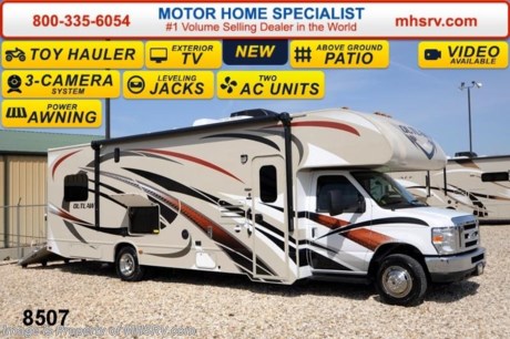 /OK 9/25/14 &lt;a href=&quot;http://www.mhsrv.com/thor-motor-coach/&quot;&gt;&lt;img src=&quot;http://www.mhsrv.com/images/sold-thor.jpg&quot; width=&quot;383&quot; height=&quot;141&quot; border=&quot;0&quot;/&gt;&lt;/a&gt; Sale Price Includes $2,000 Factory Rebate for a Limited Time. Receive a $1,000 VISA Gift Card with purchase from Motor Home Specialist while supplies last! Family Owned &amp; Operated and the #1 Volume Selling Motor Home Dealer in the World as well as the #1 Thor Motor Coach Dealer in the World. 
&lt;object width=&quot;400&quot; height=&quot;300&quot;&gt;&lt;param name=&quot;movie&quot; value=&quot;http://www.youtube.com/v/fBpsq4hH-Ws?version=3&amp;amp;hl=en_US&quot;&gt;&lt;/param&gt;&lt;param name=&quot;allowFullScreen&quot; value=&quot;true&quot;&gt;&lt;/param&gt;&lt;param name=&quot;allowscriptaccess&quot; value=&quot;always&quot;&gt;&lt;/param&gt;&lt;embed src=&quot;http://www.youtube.com/v/fBpsq4hH-Ws?version=3&amp;amp;hl=en_US&quot; type=&quot;application/x-shockwave-flash&quot; width=&quot;400&quot; height=&quot;300&quot; allowscriptaccess=&quot;always&quot; allowfullscreen=&quot;true&quot;&gt;&lt;/embed&gt;&lt;/object&gt;
MSRP $113,163. New 2015 Thor Motor Coach Outlaw Toy Hauler. Model 29H with slide-out, Ford E-450 chassis, 6.8L V-10 engine with 305 HP and 420 lb-ft torque, 5,000K lb. hitch and a garage door that converts to an outside patio deck. This unit measures approximately 30 feet 9 inches in length. Optional equipment includes the beautiful After Burner HD-Max exterior, exterior entertainment center, fully automatic hydraulic leveling jacks, power driver&#39;s seat, holding tanks with heat pads, 12V attic fan in the over head bunk area, A/C in garage area and 2 fold down leatherette sofas in the garage.  The Outlaw toy hauler RV has an incredible list of standard features including beautiful wood &amp; interior decor packages, large swivel TV with DVD player in the cab over bunk area, power patio awning, exterior shower, heated exterior mirrors, 3 camera monitoring system, valve stem extenders, 3 burner range, convection microwave, flat panel TV with DVD player in the garage, 4.0 Micro Quiet Onan generator, gas/electric water heater and much more. For additional photos, details, videos &amp; SALE PRICE please visit Motor Home Specialist, the #1 Volume Selling Dealer in the World, at MHSRV .com or Call 800-335-6054. At Motor Home Specialist we DO NOT charge any prep or orientation fees like you will find at other dealerships. All sale prices include a 200 point inspection, interior &amp; exterior wash &amp; detail of vehicle, a thorough coach orientation with an MHS technician, an RV Starter&#39;s kit, a nights stay in our delivery park featuring landscaped and covered pads with full hook-ups and much more! Read From Thousands of Testimonials at MHSRV .com and See What They Had to Say About Their Experience at Motor Home Specialist. WHY PAY MORE?...... WHY SETTLE FOR LESS?  &lt;object width=&quot;400&quot; height=&quot;300&quot;&gt;&lt;param name=&quot;movie&quot; value=&quot;//www.youtube.com/v/ldulGxRJhyo?version=3&amp;amp;hl=en_US&quot;&gt;&lt;/param&gt;&lt;param name=&quot;allowFullScreen&quot; value=&quot;true&quot;&gt;&lt;/param&gt;&lt;param name=&quot;allowscriptaccess&quot; value=&quot;always&quot;&gt;&lt;/param&gt;&lt;embed src=&quot;//www.youtube.com/v/ldulGxRJhyo?version=3&amp;amp;hl=en_US&quot; type=&quot;application/x-shockwave-flash&quot; width=&quot;400&quot; height=&quot;300&quot; allowscriptaccess=&quot;always&quot; allowfullscreen=&quot;true&quot;&gt;&lt;/embed&gt;&lt;/object&gt;