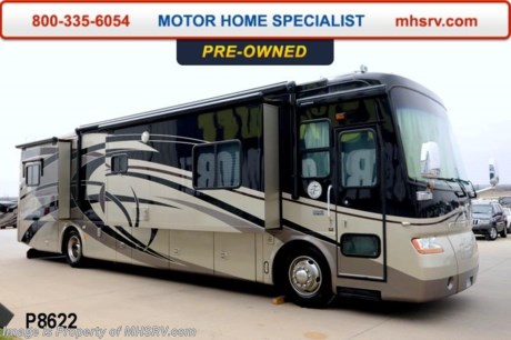 /AR 3/19/14  *SOLD*  Used Tiffin RV for Sale - 2007 Tiffin Phaeton with 4 slides,  Model 40QSH:  31,750 miles.  This RV is approximately 40&#39; in length with a powerful 350 HP Caterpillar C7 diesel engine, Allison 6 speed transmission, Freightliner raised rail chassis, new tires, 7.5K Onan AGS diesel generator on slide, 3 camera system, inverter, power hydraulic leveling system, 2 ducted A/Cs with heat pumps, 2 TVs: For complete details visit Motor Home Specialist at MHSRV .com or 800-335-6054. 