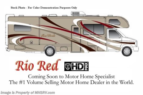 /CO 4/8/14 &lt;a href=&quot;http://www.mhsrv.com/thor-motor-coach/&quot;&gt;&lt;img src=&quot;http://www.mhsrv.com/images/sold-thor.jpg&quot; width=&quot;383&quot; height=&quot;141&quot; border=&quot;0&quot;/&gt;&lt;/a&gt; #1 Volume Selling Motor Home Dealer in the World. MSRP $82,528. New 2015 Thor Motor Coach Four Winds Class C RV. Model 22E with Ford E-350 chassis &amp; Ford Triton V-10 engine. This unit measures approximately 23 feet 11 inches in length. Optional equipment includes the amazing HD-Max color exterior, convection microwave, leatherette U-shaped dinette, child safety tether, exterior shower, heated holding tanks, second auxiliary battery, wheel liners, valve stem extenders, keyless entry, spare tire, back-up monitor, heated remote exterior mirrors with integrated side view cameras, leatherette driver &amp; passenger chairs, cockpit carpet mat and wood dash appliqu&#233;. The Four Winds Class C RV has an incredible list of standard features for 2015 including Mega exterior storage, power windows and locks, gas/electric water heater, large TV on a swivel in the over head cab (N/A with cab over entertainment center), auto transfer switch, power patio awning with integrated LED lighting, double door refrigerator, skylight, 4000 Onan Micro Quiet generator, slick fiberglass exterior, full extension drawer glides, roof ladder, bedspread &amp; pillow shams, power vent and much more. FOR ADDITIONAL INFORMATION, PHOTOS &amp; VIDEOS Please visit Motor Home Specialist at  MHSRV .com or Call 800-335-6054. At Motor Home Specialist we DO NOT charge any prep or orientation fees like you will find at other dealerships. All sale prices include a 200 point inspection, interior &amp; exterior wash &amp; detail of vehicle, a thorough coach orientation with an MHS technician, an RV Starter&#39;s kit, a nights stay in our delivery park featuring landscaped and covered pads with full hook-ups and much more! Read From Thousands of Testimonials at MHSRV .com and See What They Had to Say About Their Experience at Motor Home Specialist. WHY PAY MORE?...... WHY SETTLE FOR LESS? 