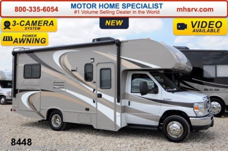 /TX 7/1/14 &lt;a href=&quot;http://www.mhsrv.com/thor-motor-coach/&quot;&gt;&lt;img src=&quot;http://www.mhsrv.com/images/sold-thor.jpg&quot; width=&quot;383&quot; height=&quot;141&quot; border=&quot;0&quot;/&gt;&lt;/a&gt; Receive a MHSRV Camper&#39;s Package While Supplies Last! MHSRV Pkg. includes a 32 inch LED HDTV with Built in DVD Player, a Sony Play Station 3 with Blu-Ray capability, a GPS Navigation System, (4) Collapsible Chairs, a Large Collapsible Table, a Rolling Cooler, an Electric Grill and a Complete Grillers Utensil Set with purchase of this unit. #1 Volume Selling Motor Home Dealer in the World. MSRP $82,528. New 2015 Thor Motor Coach Four Winds Class C RV. Model 22E with Ford E-350 chassis &amp; Ford Triton V-10 engine. This unit measures approximately 23 feet 11 inches in length. Optional equipment includes the amazing HD-Max color exterior, convection microwave, leatherette U-shaped dinette, child safety tether, exterior shower, heated holding tanks, second auxiliary battery, wheel liners, valve stem extenders, keyless entry, spare tire, back-up monitor, heated remote exterior mirrors with integrated side view cameras, leatherette driver &amp; passenger chairs, cockpit carpet mat and wood dash appliqu&#233;. The Four Winds Class C RV has an incredible list of standard features for 2015 including Mega exterior storage, power windows and locks, gas/electric water heater, large TV on a swivel in the over head cab (N/A with cab over entertainment center), auto transfer switch, power patio awning with integrated LED lighting, double door refrigerator, skylight, 4000 Onan Micro Quiet generator, slick fiberglass exterior, full extension drawer glides, roof ladder, bedspread &amp; pillow shams, power vent and much more. FOR ADDITIONAL INFORMATION, PHOTOS &amp; VIDEOS Please visit Motor Home Specialist at  MHSRV .com or Call 800-335-6054. At Motor Home Specialist we DO NOT charge any prep or orientation fees like you will find at other dealerships. All sale prices include a 200 point inspection, interior &amp; exterior wash &amp; detail of vehicle, a thorough coach orientation with an MHS technician, an RV Starter&#39;s kit, a nights stay in our delivery park featuring landscaped and covered pads with full hook-ups and much more! Read From Thousands of Testimonials at MHSRV .com and See What They Had to Say About Their Experience at Motor Home Specialist. WHY PAY MORE?...... WHY SETTLE FOR LESS? 