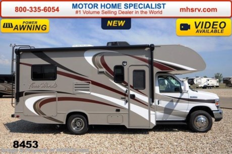 /CAN 8/25/14 &lt;a href=&quot;http://www.mhsrv.com/thor-motor-coach/&quot;&gt;&lt;img src=&quot;http://www.mhsrv.com/images/sold-thor.jpg&quot; width=&quot;383&quot; height=&quot;141&quot; border=&quot;0&quot;/&gt;&lt;/a&gt; If you purchase now through July 31st, 2014 MHSRV will donate $1,000 to the Intrepid Fallen Heroes Fund adding to our now more than $265,000 already raised!  #1 Volume Selling Motor Home Dealer in the World. MSRP $78,707. New 2015 Thor Motor Coach Four Winds Class C RV. Model 22E with Ford E-350 chassis &amp; Ford Triton V-10 engine. This unit measures approximately 23 feet 11 inches in length. Optional equipment includes the amazing HD-Max color exterior, heated holding tanks, wheel liners and back-up monitor. The Four Winds Class C RV has an incredible list of standard features for 2015 including Mega exterior storage, power windows and locks, gas/electric water heater, large TV on a swivel in the over head cab (N/A with cab over entertainment center), auto transfer switch, power patio awning with integrated LED lighting, double door refrigerator, skylight, 4000 Onan Micro Quiet generator, slick fiberglass exterior, full extension drawer glides, roof ladder, bedspread &amp; pillow shams, power vent and much more. FOR ADDITIONAL INFORMATION, PHOTOS &amp; VIDEOS Please visit Motor Home Specialist at  MHSRV .com or Call 800-335-6054. At Motor Home Specialist we DO NOT charge any prep or orientation fees like you will find at other dealerships. All sale prices include a 200 point inspection, interior &amp; exterior wash &amp; detail of vehicle, a thorough coach orientation with an MHS technician, an RV Starter&#39;s kit, a nights stay in our delivery park featuring landscaped and covered pads with full hook-ups and much more! Read From Thousands of Testimonials at MHSRV .com and See What They Had to Say About Their Experience at Motor Home Specialist. WHY PAY MORE?...... WHY SETTLE FOR LESS? 