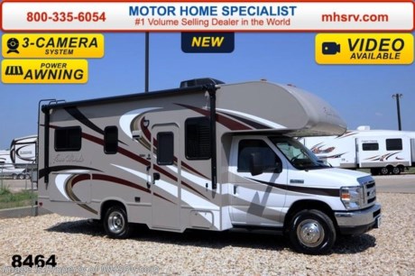 /TX 8/25/14 &lt;a href=&quot;http://www.mhsrv.com/thor-motor-coach/&quot;&gt;&lt;img src=&quot;http://www.mhsrv.com/images/sold-thor.jpg&quot; width=&quot;383&quot; height=&quot;141&quot; border=&quot;0&quot;/&gt;&lt;/a&gt; World&#39;s RV Show Sale Priced Now Through Sept 6th. Call 800-335-6054 for Details. &lt;object width=&quot;400&quot; height=&quot;300&quot;&gt;&lt;param name=&quot;movie&quot; value=&quot;//www.youtube.com/v/zb5_686Rceo?version=3&amp;amp;hl=en_US&quot;&gt;&lt;/param&gt;&lt;param name=&quot;allowFullScreen&quot; value=&quot;true&quot;&gt;&lt;/param&gt;&lt;param name=&quot;allowscriptaccess&quot; value=&quot;always&quot;&gt;&lt;/param&gt;&lt;embed src=&quot;//www.youtube.com/v/zb5_686Rceo?version=3&amp;amp;hl=en_US&quot; type=&quot;application/x-shockwave-flash&quot; width=&quot;400&quot; height=&quot;300&quot; allowscriptaccess=&quot;always&quot; allowfullscreen=&quot;true&quot;&gt;&lt;/embed&gt;&lt;/object&gt;  #1 Volume Selling Motor Home Dealer in the World. MSRP $85,889. New 2015 Thor Motor Coach Four Winds Class C RV. Model 23U with Ford E-350 chassis &amp; Ford Triton V-10 engine. This unit measures approximately 24 feet 10 inches in length. Optional equipment includes a cabover entertainment center with TV/DVD player &amp; soundbar, convection microwave, leatherette U-shaped dinette, child safety tether, 15.0 BTU upgraded A/C, exterior shower, heated holding tanks, second auxiliary battery, wheel liners, keyless cab entry, valve stem extenders, spare tire, heated remote exterior mirrors with integrated side view cameras, back up monitor, leatherette driver &amp; passenger seats, cockpit carpet mat &amp; wood dash appliqu&#233;. The Four Winds Class C RV has an incredible list of standard features for 2015 including Mega exterior storage, power windows and locks, gas/electric water heater, large TV with DVD player on a swivel in the over head cab (N/A with cab over entertainment center), auto transfer switch, power patio awning with integrated LED lighting, double door refrigerator, skylight, 4000 Onan Micro Quiet generator, 5,000 lb. hitch, slick fiberglass exterior, full extension drawer glides, roof ladder, bedspread &amp; pillow shams, power vent and much more. FOR ADDITIONAL INFORMATION, PHOTOS &amp; VIDEOS Please visit Motor Home Specialist at  MHSRV .com or Call 800-335-6054. At Motor Home Specialist we DO NOT charge any prep or orientation fees like you will find at other dealerships. All sale prices include a 200 point inspection, interior &amp; exterior wash &amp; detail of vehicle, a thorough coach orientation with an MHS technician, an RV Starter&#39;s kit, a nights stay in our delivery park featuring landscaped and covered pads with full hook-ups and much more! Read From Thousands of Testimonials at MHSRV .com and See What They Had to Say About Their Experience at Motor Home Specialist. WHY PAY MORE?...... WHY SETTLE FOR LESS?