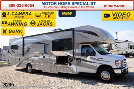 /TN 8/5/14 &lt;a href=&quot;http://www.mhsrv.com/thor-motor-coach/&quot;&gt;&lt;img src=&quot;http://www.mhsrv.com/images/sold-thor.jpg&quot; width=&quot;383&quot; height=&quot;141&quot; border=&quot;0&quot;/&gt;&lt;/a&gt; 2014 CLOSEOUT! Receive a $1,000 VISA Gift Card with purchase from Motor Home Specialist while supplies last and if you purchase now through July 31st, 2014 MHSRV will donate $1,000 to the Intrepid Fallen Heroes Fund adding to our now more than $265,000 already raised!  &lt;object width=&quot;400&quot; height=&quot;300&quot;&gt;&lt;param name=&quot;movie&quot; value=&quot;//www.youtube.com/v/zb5_686Rceo?version=3&amp;amp;hl=en_US&quot;&gt;&lt;/param&gt;&lt;param name=&quot;allowFullScreen&quot; value=&quot;true&quot;&gt;&lt;/param&gt;&lt;param name=&quot;allowscriptaccess&quot; value=&quot;always&quot;&gt;&lt;/param&gt;&lt;embed src=&quot;//www.youtube.com/v/zb5_686Rceo?version=3&amp;amp;hl=en_US&quot; type=&quot;application/x-shockwave-flash&quot; width=&quot;400&quot; height=&quot;300&quot; allowscriptaccess=&quot;always&quot; allowfullscreen=&quot;true&quot;&gt;&lt;/embed&gt;&lt;/object&gt; For Lowest Price &amp; Largest Selection Visit the #1 Volume Selling Dealer in the World at MHSRV .com or Call 800-335-6054. MSRP $109,957. New 2014 Thor Motor Coach Four Winds Class C RV. Model 31E bunk house with Ford E-450 chassis, Ford Triton V-10 engine and measures approximately 32 feet 7 inches in length. The Four Winds 31E features the Premier Package which includes solid surface kitchen countertop with pressed dinette top, roller shades, power charging center for electronics, enclosed area for sewer tank valves, water filter system, LED ceiling lights, black tank flush, 30 inch over the range microwave and exterior speakers. Optional equipment includes the HD-Max exterior, cabover entertainment center with a 39&quot; TV/DVD &amp; Soundbar, (2) LCD TVs with DVD player in bunk beds, exterior entertainment center, leatherette sofa, dual child safety tether, power attic fan in overhead bunk, upgraded 15,000 BTU A/C, second auxiliary battery, spare tire, automatic hydraulic leveling jacks, heated remote exterior mirrors with integrated side view cameras, power driver&#39;s chair, leatherette driver &amp; passenger chairs, cockpit carpet mat and wood dash applique. The Four Winds 31E Class C RV has an incredible list of standard features including power windows and locks, bedroom TV, 3 burner high output range top with oven, gas/electric water heater, holding tanks with heat pads, auto transfer switch, wheel liners, valve stem extenders, keyless entry, automatic electric patio awning, back-up monitor, double door refrigerator, roof ladder, 4000 Onan Micro Quiet generator, slick fiberglass exterior, full extension drawer glides, bedspread &amp; pillow shams and much more. FOR ADDITIONAL INFORMATION, BROCHURE, WINDOW STICKER, PHOTOS &amp; VIDEOS PLEASE VISIT MOTOR HOME SPECIALIST AT MHSRV .com or CALL 800-335-6054. At Motor Home Specialist we DO NOT charge any prep or orientation fees like you will find at other dealerships. All sale prices include a 200 point inspection, interior &amp; exterior wash &amp; detail of vehicle, a thorough coach orientation with an MHS technician, an RV Starter&#39;s kit, a nights stay in our delivery park featuring landscaped and covered pads with full hook-ups and much more! Read From Thousands of Testimonials at MHSRV .com and See What They Had to Say About Their Experience at Motor Home Specialist. WHY PAY MORE?...... WHY SETTLE FOR LESS?