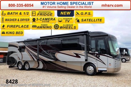 SOLD 3-09-15 /TX - World&#39;s RV Show Priced! Now through April 25th.  Receive a $5,000 VISA Gift Card with purchase from Motor Home Specialist . Offer ends Feb. 28th, 2015.  Family Owned &amp; Operated and the #1 Volume Selling Motor Home Dealer in the World as well as the #1 Entegra Dealer in the World.  MSRP $379,221. New 2015 Entegra Aspire Model 44B W/4 Slides. This luxury bath &amp; 1/2 diesel motor coach measures approximately 45 feet in length featuring an L-shaped extendable sofa, 50 inch LED TV and is backed by Entegra Coach&#39;s superior 2-Year/24K Mile Limited Coach &amp; 5-Year Limited Structural Warranties. Options include the Shimmering Cabernet exterior paint &amp; graphics package, Windsor Cherry wood package, Espresso interior decor package, fireplace &amp; premium entertainment system. It rides on a Spartan Mountain Master tag axle chassis featuring Entegra’s exclusive X-Bridge framing and 15,000 lb. hitch! It is powered by a 450 HP Cummins ISL diesel engine with side mounted radiator, 1,250-lb. ft. torque &amp; Allison 3000 series transmission. The All new 2015 Aspire&#39;s standard equipment list is unrivaled in the industry. Just a few of these features include a large exterior LED TV and exterior entertainment center, multi-plex lighting, a 10,000 Onan generator, (3) 15K BTU A/C units with heat pumps, Aqua Hot heating system, heated floors, 50 amp power cord reel, Polar Pack Insulation (Floor: R-33 Roof:R-24 Sidewalls R-16), slide-out cargo tray, power water hose reel, window awnings, slide-out awnings, Select Comfort king sized bed, residential refrigerator, 3-camera monitoring system, touch-screen AM/FM/CD/DVD with Bluetooth, GPS navigation system, flush-mounted slide-out rooms with key-fob remote control, frameless dual pane &amp; tinted windows, entry door with Sure-Seal air lock, automatic hydraulic leveling system, central vacuum, LED TV in bedroom, day/night roller shades throughout, 2,800 watt Pure-Sine Wave inverter with 4 batteries, automatic generator start, stack washer/dryer, LED TV in cab, in-motion satellite, and much more! For additional warranty information contact Motor Home Specialist or visit Entegra Coach Online. For additional coach information, brochure, window sticker, videos, photos &amp; Entegra Coach reviews &amp; testimonials please visit Motor Home Specialist at MHSRV .com or call 800-335-6054. At MHS we DO NOT charge any prep or orientation fees like you will find at other dealerships. All sale prices include a 200 point inspection, interior &amp; exterior wash &amp; detail of vehicle, a thorough coach orientation with an MHS technician, an RV Starter&#39;s kit, a nights stay in our delivery park featuring landscaped and covered pads with full hook-ups and much more. WHY PAY MORE?... WHY SETTLE FOR LESS? 