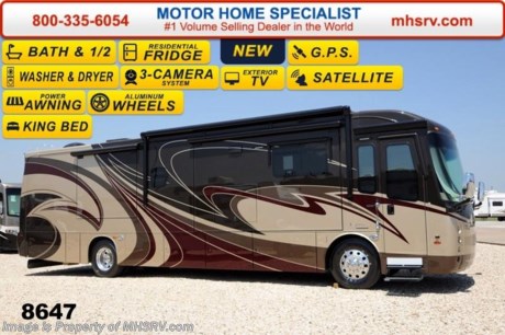 /SOLD 4/7/15
Family Owned &amp; Operated and the #1 Volume Selling Motor Home Dealer in the World as well as the #1 Entegra Motor Coach in the World.   MSRP $367,901. New 2015 Entegra Aspire Model 39E (Bath &amp; 1/2) W/3 Slides. This luxury diesel motor coach measures approximately 40 feet 6 inch in length and is backed by Entegra Coach&#39;s superior 2-Year/24K Mile Limited Coach &amp; 5-Year Limited Structural Warranties. Options include the incredible Autumn Berry exterior paint &amp; graphics package, Windsor Cherry wood package, Cabernet interior decor package &amp; premium entertainment system. It rides on a Spartan chassis featuring Entegra’s exclusive X-Bridge framing and 15,000 lb. hitch! It is powered by a 450 HP Cummins ISL diesel engine with side mounted radiator, 1,250-lb. ft. torque &amp; Allison 3000 series transmission. The All new 2015 Aspire&#39;s standard equipment list is unrivaled in the industry. Just a few of these features include a large exterior LED TV and exterior entertainment center, multi-plex lighting, a 10,000 Onan generator, (2) 15K BTU A/C units with heat pumps, Aqua Hot heating system, heated floors, 50 amp power cord reel, Polar Pack Insulation (Floor: R-33 Roof:R-24 Sidewalls R-16), slide-out cargo tray, power water hose reel, window awnings, slide-out awnings, Select Comfort king sized bed, residential refrigerator, 3-camera monitoring system, touch-screen AM/FM/CD/DVD with Bluetooth, GPS navigation system, flush-mounted slide-out rooms with key-fob remote control, frameless dual pane &amp; tinted windows, entry door with Sure-Seal air lock, automatic hydraulic leveling system, central vacuum, LED TV in bedroom, day/night roller shades throughout, 2,800 watt Pure-Sine Wave inverter with 4 batteries, automatic generator start with shore power relay, stack washer/dryer, LED TV in cab, in-motion satellite, and much more! For additional warranty information contact Motor Home Specialist or visit Entegra Coach Online. For additional coach information, brochures, window sticker, videos, photos, Aspire reviews &amp; testimonials as well as additional information about Motor Home Specialist and our manufacturers please visit us at MHSRV .com or call 800-335-6054. At Motor Home Specialist we DO NOT charge any prep or orientation fees like you will find at other dealerships. All sale prices include a 200 point inspection, interior &amp; exterior wash &amp; detail of vehicle, a thorough coach orientation with an MHS technician, an RV Starter&#39;s kit, a nights stay in our delivery park featuring landscaped and covered pads with full hook-ups and much more. WHY PAY MORE?... WHY SETTLE FOR LESS?