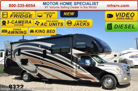 /TX 4/20/15 &lt;a href=&quot;http://www.mhsrv.com/thor-motor-coach/&quot;&gt;&lt;img src=&quot;http://www.mhsrv.com/images/sold-thor.jpg&quot; width=&quot;383&quot; height=&quot;141&quot; border=&quot;0&quot;/&gt;&lt;/a&gt;
 Receive a $2,000 VISA Gift Card with purchase from Motor Home Specialist while supplies last.   &lt;object width=&quot;400&quot; height=&quot;300&quot;&gt;&lt;param name=&quot;movie&quot; value=&quot;//www.youtube.com/v/U2vRrY8X8lc?hl=en_US&amp;amp;version=3&quot;&gt;&lt;/param&gt;&lt;param name=&quot;allowFullScreen&quot; value=&quot;true&quot;&gt;&lt;/param&gt;&lt;param name=&quot;allowscriptaccess&quot; value=&quot;always&quot;&gt;&lt;/param&gt;&lt;embed src=&quot;//www.youtube.com/v/U2vRrY8X8lc?hl=en_US&amp;amp;version=3&quot; type=&quot;application/x-shockwave-flash&quot; width=&quot;400&quot; height=&quot;300&quot; allowscriptaccess=&quot;always&quot; allowfullscreen=&quot;true&quot;&gt;&lt;/embed&gt;&lt;/object&gt; MSRP $162,430. 2015 Thor Motor Coach 33SW Super C model motor home with a full wall slide.  This unit is powered by the powerful 300 HP Powerstroke 6.7L diesel engine with 660 lb. ft. of torque. It rides on a Ford F-550 chassis with a 6-speed automatic transmission and boast a big 10,000 lb. hitch, rear pass-thru MEGA-Storage, extreme duty 4 wheel ABS disc brakes and an electronic brake controller integrated into the dash. Options include the beautiful full body paint exterior, (2) power attic fans, child safety seat tether and an upgraded 6.0 Onan diesel generator. The Four Winds 33SW is approximately 34 feet 6 inches long and also features a plush dinette and sofa, exterior entertainment center, dual roof air conditioners, power patio awning, one-touch automatic leveling system, residential refrigerator, 30 inch over the range microwave, solid surface counter top, touch screen AM/FM/CD/MP3 player, back-up monitor with side view cameras, remote heated exterior mirrors, power windows and locks, leatherette driver &amp; passenger captain&#39;s chairs, fiberglass running boards, soft touch ceilings, heavy duty ball bearing drawer guides, bedroom LCD TV, large LCD TV in the living area, an 1800-watt power inverter, heated holding tanks and a king sized bed. For additional coach information, brochure, window sticker, videos, photos &amp; reviews &amp; testimonials please visit Motor Home Specialist at MHSRV .com or call 800-335-6054. At MHS we DO NOT charge any prep or orientation fees like you will find at other dealerships. All sale prices include a 200 point inspection, interior &amp; exterior wash &amp; detail of vehicle, a thorough coach orientation with an MHS technician, an RV Starter&#39;s kit, a nights stay in our delivery park featuring landscaped and covered pads with full hook-ups and much more. WHY PAY MORE?... WHY SETTLE FOR LESS? &lt;object width=&quot;400&quot; height=&quot;300&quot;&gt;&lt;param name=&quot;movie&quot; value=&quot;//www.youtube.com/v/VZXdH99Xe00?hl=en_US&amp;amp;version=3&quot;&gt;&lt;/param&gt;&lt;param name=&quot;allowFullScreen&quot; value=&quot;true&quot;&gt;&lt;/param&gt;&lt;param name=&quot;allowscriptaccess&quot; value=&quot;always&quot;&gt;&lt;/param&gt;&lt;embed src=&quot;//www.youtube.com/v/VZXdH99Xe00?hl=en_US&amp;amp;version=3&quot; type=&quot;application/x-shockwave-flash&quot; width=&quot;400&quot; height=&quot;300&quot; allowscriptaccess=&quot;always&quot; allowfullscreen=&quot;true&quot;&gt;&lt;/embed&gt;&lt;/object&gt; 