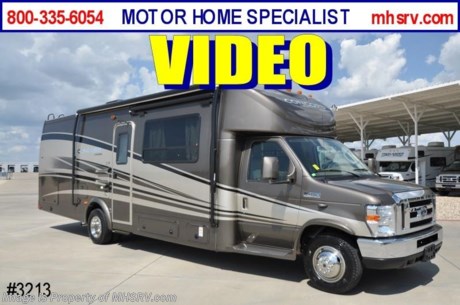 &lt;a href=&quot;http://www.mhsrv.com/inventory_mfg.asp?brand_id=113&quot;&gt;&lt;img src=&quot;http://www.mhsrv.com/images/sold-coachmen.jpg&quot; width=&quot;383&quot; height=&quot;141&quot; border=&quot;0&quot; /&gt;&lt;/a&gt;
Texas RV Sales - Sold RV 12/30/09 - New 2010 Coachmen RV Concord w/3 Slides, model 300TS, 1,140 Miles. This Concord has the optional satellite radio, removable carpet, LCD TV &amp; DVD player in bedroom, Onan generator, Ipod docking station, dual RV battery package, power entrance step, stainless steel wheel inserts, 3-camera monitoring system, full body paint, low profile ducted A/C, beautiful Brazilian Cherry wood package &amp; air assist suspension system. The Concord also features an amazing list of standards that include a V-10 Ford, E-450 Super Duty chassis, fiberglass running boards, power mirrors w/heat, Azdel sidewalls, spare tire kit, roof ladder, slide-out room awnings, patio awning, LED running lights, booth dinette/sleeper, hide-a-bed sofa sleeper, rear queen bed, PW, PDL, cruise/tilt, cab A/C &amp; heat, LCD back-up monitor, CD player, Bose wave radio, LCD TV, DVD in living room, round radius refrigerator, exterior entertainment center, stainless steel microwave/convection oven, 3-burner range, gas &amp; electric water heater, glass door shower w/skylight, cedar lined closets, outside shower, heated holding tanks, dual safety airbags, tinted safety glass, exterior security light &amp; much more. Sale price includes all rebates and incentives that may apply unless otherwise specified. 