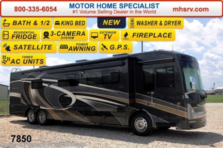 /KY 1/9/15 &lt;a href=&quot;http://www.mhsrv.com/thor-motor-coach/&quot;&gt;&lt;img src=&quot;http://www.mhsrv.com/images/sold-thor.jpg&quot; width=&quot;383&quot; height=&quot;141&quot; border=&quot;0&quot;/&gt;&lt;/a&gt;
Receive a $5,000 VISA Gift Card with purchase from Motor Home Specialist . Offer ends Feb. 28th, 2015.  Family Owned &amp; Operated and the #1 Volume Selling Motor Home Dealer in the World as well as the #1 Thor Motor Coach Dealer in the World. &lt;object width=&quot;400&quot; height=&quot;300&quot;&gt;&lt;param name=&quot;movie&quot; value=&quot;//www.youtube.com/v/Pkz6nTY9Br4?version=3&amp;amp;hl=en_US&quot;&gt;&lt;/param&gt;&lt;param name=&quot;allowFullScreen&quot; value=&quot;true&quot;&gt;&lt;/param&gt;&lt;param name=&quot;allowscriptaccess&quot; value=&quot;always&quot;&gt;&lt;/param&gt;&lt;embed src=&quot;//www.youtube.com/v/Pkz6nTY9Br4?version=3&amp;amp;hl=en_US&quot; type=&quot;application/x-shockwave-flash&quot; width=&quot;400&quot; height=&quot;300&quot; allowscriptaccess=&quot;always&quot; allowfullscreen=&quot;true&quot;&gt;&lt;/embed&gt;&lt;/object&gt;  MSRP $387,399.  New 2015 Thor Motor Coach Tuscany with 3 slides including a full wall slide: Model 42WX (Bath &amp; 1/2) - This luxury diesel motor home measures approximately 43 feet 2 inches in length and is highlighted by a passenger side full wall slide-out room, booth &amp; sofa ensemble, 46 inch LCD TV, fireplace, king bed, diesel fired Aqua Hot, stackable washer/dryer, residential refrigerator, dishwasher drawer, exterior entertainment center, 450 HP Cummins diesel engine, Freightliner tag axle chassis with IFS (Independent Front Suspension), Allison 6-speed automatic transmission, high polished aluminum wheels, (2) stage Jacobs brake, dual fuel fills, full length stainless stone guard, fully automatic (4) point leveling system &amp; much more. Options include beautiful full body paint exterior, Winegard Trav&#39;ler HD Satellite and a large over head LCD TV. New features for the 2015 Tuscany include a 10KW generator, (3) 15K BTU low-profile roof A/C&#39;s with heat pumps, LED light on the patio and door awnings, new designer wainscoting wallboard features, Uniguard metal wraps on all slide toppers, a 40 inch exterior TV and MUCH more. For additional coach information, brochures, window sticker, videos, photos, Tuscany reviews &amp; testimonials as well as additional information about Motor Home Specialist and our manufacturers please visit us at MHSRV .com or call 800-335-6054. At Motor Home Specialist we DO NOT charge any prep or orientation fees like you will find at other dealerships. All sale prices include a 200 point inspection, interior &amp; exterior wash &amp; detail of vehicle, a thorough coach orientation with an MHS technician, an RV Starter&#39;s kit, a nights stay in our delivery park featuring landscaped and covered pads with full hook-ups and much more. WHY PAY MORE?... WHY SETTLE FOR LESS?