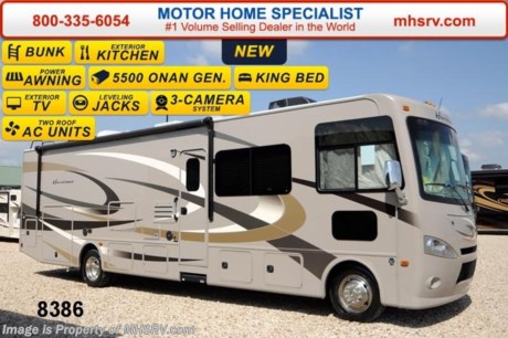 /TX 5/11/15 &lt;a href=&quot;http://www.mhsrv.com/thor-motor-coach/&quot;&gt;&lt;img src=&quot;http://www.mhsrv.com/images/sold-thor.jpg&quot; width=&quot;383&quot; height=&quot;141&quot; border=&quot;0&quot;/&gt;&lt;/a&gt;
Receive a $1,000 VISA Gift Card with purchase from Motor Home Specialist while supplies last.  &lt;object width=&quot;400&quot; height=&quot;300&quot;&gt;&lt;param name=&quot;movie&quot; value=&quot;//www.youtube.com/v/kmlpm26tPJA?hl=en_US&amp;amp;version=3&quot;&gt;&lt;/param&gt;&lt;param name=&quot;allowFullScreen&quot; value=&quot;true&quot;&gt;&lt;/param&gt;&lt;param name=&quot;allowscriptaccess&quot; value=&quot;always&quot;&gt;&lt;/param&gt;&lt;embed src=&quot;//www.youtube.com/v/kmlpm26tPJA?hl=en_US&amp;amp;version=3&quot; type=&quot;application/x-shockwave-flash&quot; width=&quot;400&quot; height=&quot;300&quot; allowscriptaccess=&quot;always&quot; allowfullscreen=&quot;true&quot;&gt;&lt;/embed&gt;&lt;/object&gt;    #1 Volume Selling Motor Home Dealer in the World. Call 800-335-6054 or visit MHSRV .com for our Upfront &amp; Everyday Low Sale Prices!  The New 2015 Thor Motor Coach Hurricane Model 34J. MSRP $135,094. This all new Class A bunkhouse motor home is approximately 35 foot 5 inches wide and features a Ford chassis, a V-10 Ford engine, a full wall slide, dream booth dinette, bunk beds with convertible sofa feature, side hinged baggage doors, king size bed &amp; a sofa with Hide-A-Bed. Optional equipment includes the beautiful HD-Max exterior, LCD TV in bedroom with DVD player, exterior entertainment center, solid surface kitchen countertop, power roof vent, valve stem extenders, holding tanks with heat pads, drop down electric overhead bunk as well as an exterior kitchen including refrigerator, sink, portable grill and inverter. The all new Thor Motor Coach Hurricane RV also features a Ford chassis with Triton V-10 Ford engine, automatic hydraulic leveling jacks, second auxiliary battery, large LCD TV, tinted one piece windshield, power patio awning with integrated LED lighting, two roof A/C units, night shades, refrigerator, microwave, oven and much more. For additional coach information, brochure, window sticker, videos, photos, reviews &amp; testimonials please visit Motor Home Specialist at MHSRV .com or call 800-335-6054. At MHS we DO NOT charge any prep or orientation fees like you will find at other dealerships. All sale prices include a 200 point inspection, interior &amp; exterior wash &amp; detail of vehicle, a thorough coach orientation with an MHS technician, an RV Starter&#39;s kit, a nights stay in our delivery park featuring landscaped and covered pads with full hook-ups and much more. WHY PAY MORE?... WHY SETTLE FOR LESS? &lt;object width=&quot;400&quot; height=&quot;300&quot;&gt;&lt;param name=&quot;movie&quot; value=&quot;//www.youtube.com/v/VZXdH99Xe00?hl=en_US&amp;amp;version=3&quot;&gt;&lt;/param&gt;&lt;param name=&quot;allowFullScreen&quot; value=&quot;true&quot;&gt;&lt;/param&gt;&lt;param name=&quot;allowscriptaccess&quot; value=&quot;always&quot;&gt;&lt;/param&gt;&lt;embed src=&quot;//www.youtube.com/v/VZXdH99Xe00?hl=en_US&amp;amp;version=3&quot; type=&quot;application/x-shockwave-flash&quot; width=&quot;400&quot; height=&quot;300&quot; allowscriptaccess=&quot;always&quot; allowfullscreen=&quot;true&quot;&gt;&lt;/embed&gt;&lt;/object&gt; 