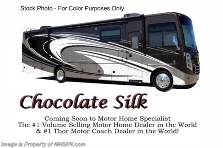 /NC 5/30/2014 &lt;a href=&quot;http://www.mhsrv.com/thor-motor-coach/&quot;&gt;&lt;img src=&quot;http://www.mhsrv.com/images/sold-thor.jpg&quot; width=&quot;383&quot; height=&quot;141&quot; border=&quot;0&quot;/&gt;&lt;/a&gt; &lt;object width=&quot;400&quot; height=&quot;300&quot;&gt;&lt;param name=&quot;movie&quot; value=&quot;//www.youtube.com/v/bN591K_alkM?hl=en_US&amp;amp;version=3&quot;&gt;&lt;/param&gt;&lt;param name=&quot;allowFullScreen&quot; value=&quot;true&quot;&gt;&lt;/param&gt;&lt;param name=&quot;allowscriptaccess&quot; value=&quot;always&quot;&gt;&lt;/param&gt;&lt;embed src=&quot;//www.youtube.com/v/bN591K_alkM?hl=en_US&amp;amp;version=3&quot; type=&quot;application/x-shockwave-flash&quot; width=&quot;400&quot; height=&quot;300&quot; allowscriptaccess=&quot;always&quot; allowfullscreen=&quot;true&quot;&gt;&lt;/embed&gt;&lt;/object&gt;  #1 Volume Selling Motor Home Dealer in the World. Call 800-335-6054 or visit MHSRV .com for our Upfront &amp; Everyday Low Sale Prices!   MSRP $167,889. The new 2015 Thor Motor Coach Challenger features frameless windows, Flexsteel driver and passenger&#39;s chairs, detachable shore cord, 100 gallon fresh water tank, exterior speakers, LED lighting, beautiful decor, Whirlpool microwave, residential refrigerator, 1800 Watt inverter and a larger bedroom TV. This luxury RV measures approximately 38 feet 1 inch in length and features (3) slide-out rooms, a revolutionary &quot;Island&quot; kitchen with vast countertop space, a custom kitchen bar with wine rack, a hidden trash receptacle, dual vanities in bathroom, a large panoramic window across from kitchen and a motorized hide-a-way 40&quot; LCD TV with sound bar! Optional equipment includes the Chocolate Silk full body paint exterior, frameless dual pane windows, electric overhead Hide-Away Bunk and a 3-burner range with oven. The 2015 Thor Motor Coach Challenger also features one of the most impressive lists of standard equipment in the RV industry including a Ford Triton V-10 engine, 5-speed automatic transmission, 22-Series ford chassis with aluminum wheels, fully automatic hydraulic leveling system, electric patio awning with LED lighting, side hinged baggage doors, exterior entertainment package, iPod docking station, DVD, LCD TVs, day/night shades, Corian kitchen counter, dual roof A/C units, 5500 Onan generator, gas/electric water heater, heated and enclosed holding tanks and much more. For additional coach information, brochure, window sticker, videos, photos, reviews &amp; testimonials please visit Motor Home Specialist at MHSRV .com or call 800-335-6054. At MHS we DO NOT charge any prep or orientation fees like you will find at other dealerships. All sale prices include a 200 point inspection, interior &amp; exterior wash &amp; detail of vehicle, a thorough coach orientation with an MHS technician, an RV Starter&#39;s kit, a nights stay in our delivery park featuring landscaped and covered pads with full hook-ups and much more. WHY PAY MORE?... WHY SETTLE FOR LESS? 