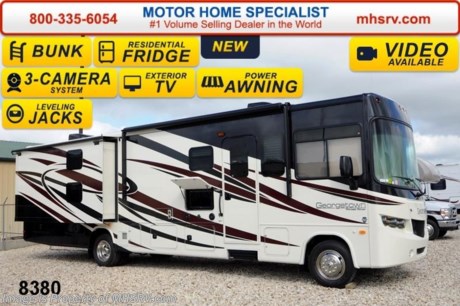 &lt;a href=&quot;http://www.mhsrv.com/forest-river-rv/&quot;&gt;&lt;img src=&quot;http://www.mhsrv.com/images/sold-forestriver.jpg&quot; width=&quot;383&quot; height=&quot;141&quot; border=&quot;0&quot;/&gt;&lt;/a&gt;  Family Owned &amp; Operated and the #1 Volume Selling Motor Home Dealer in the World as well as the #1 Georgetown Dealer in the World. &lt;object width=&quot;400&quot; height=&quot;300&quot;&gt;&lt;param name=&quot;movie&quot; value=&quot;//www.youtube.com/v/4W3Jg2VApZo?hl=en_US&amp;amp;version=3&quot;&gt;&lt;/param&gt;&lt;param name=&quot;allowFullScreen&quot; value=&quot;true&quot;&gt;&lt;/param&gt;&lt;param name=&quot;allowscriptaccess&quot; value=&quot;always&quot;&gt;&lt;/param&gt;&lt;embed src=&quot;//www.youtube.com/v/4W3Jg2VApZo?hl=en_US&amp;amp;version=3&quot; type=&quot;application/x-shockwave-flash&quot; width=&quot;400&quot; height=&quot;300&quot; allowscriptaccess=&quot;always&quot; allowfullscreen=&quot;true&quot;&gt;&lt;/embed&gt;&lt;/object&gt; MSRP $136,480. New 2015 Forest River Georgetown: Model 351DS. This Bunk House RV measures approximately 35 feet 9 inches in length &amp; features 2 slide-out rooms. Optional equipment includes the Merlot Prestige Package which includes beautiful colored gel coat side walls with enhanced graphics, electric awning and frameless windows. Additional options includes the front drop down over head bunk, stainless steel package featuring a residential refrigerator, stainless steel microwave and stainless steel oven. You will also find an exterior entertainment center, 13.5 BTU A/C with heat strips (Rear),15.0 BTU A/C with heat strips (Front), convection/microwave with oven, auto transfer switch, exterior cargo tray DVD players in bunk house and home theater system. The all new Forest River Georgetown also features a Ford Triton V-10 engine, deluxe solid surface kitchen countertops, Arctic Pack w/ Enclosed Tanks, Automatic Leveling Jacks, &amp; much more. For additional coach information, brochure, window sticker, videos, photos, reviews &amp; testimonials please visit Motor Home Specialist at MHSRV .com or call 800-335-6054. At MHS we DO NOT charge any prep or orientation fees like you will find at other dealerships. All sale prices include a 200 point inspection, interior &amp; exterior wash &amp; detail of vehicle, a thorough coach orientation with an MHS technician, an RV Starter&#39;s kit, a nights stay in our delivery park featuring landscaped and covered pads with full hook-ups and much more. WHY PAY MORE?... WHY SETTLE FOR LESS?  &lt;object width=&quot;400&quot; height=&quot;300&quot;&gt;&lt;param name=&quot;movie&quot; value=&quot;http://www.youtube.com/v/Pu7wgPgva2o?version=3&amp;amp;hl=en_US&quot;&gt;&lt;/param&gt;&lt;param name=&quot;allowFullScreen&quot; value=&quot;true&quot;&gt;&lt;/param&gt;&lt;param name=&quot;allowscriptaccess&quot; value=&quot;always&quot;&gt;&lt;/param&gt;&lt;embed src=&quot;http://www.youtube.com/v/Pu7wgPgva2o?version=3&amp;amp;hl=en_US&quot; type=&quot;application/x-shockwave-flash&quot; width=&quot;400&quot; height=&quot;300&quot; allowscriptaccess=&quot;always&quot; allowfullscreen=&quot;true&quot;&gt;&lt;/embed&gt;&lt;/object&gt;