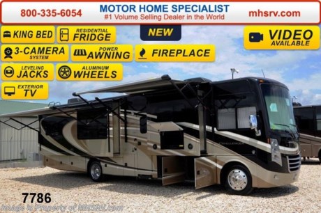 /NM 7/14 &lt;a href=&quot;http://www.mhsrv.com/thor-motor-coach/&quot;&gt;&lt;img src=&quot;http://www.mhsrv.com/images/sold-thor.jpg&quot; width=&quot;383&quot; height=&quot;141&quot; border=&quot;0&quot;/&gt;&lt;/a&gt; &lt;object width=&quot;400&quot; height=&quot;300&quot;&gt;&lt;param name=&quot;movie&quot; value=&quot;//www.youtube.com/v/bN591K_alkM?hl=en_US&amp;amp;version=3&quot;&gt;&lt;/param&gt;&lt;param name=&quot;allowFullScreen&quot; value=&quot;true&quot;&gt;&lt;/param&gt;&lt;param name=&quot;allowscriptaccess&quot; value=&quot;always&quot;&gt;&lt;/param&gt;&lt;embed src=&quot;//www.youtube.com/v/bN591K_alkM?hl=en_US&amp;amp;version=3&quot; type=&quot;application/x-shockwave-flash&quot; width=&quot;400&quot; height=&quot;300&quot; allowscriptaccess=&quot;always&quot; allowfullscreen=&quot;true&quot;&gt;&lt;/embed&gt;&lt;/object&gt;  #1 Volume Selling Motor Home Dealer in the World. Call 800-335-6054 or visit MHSRV .com for our Upfront &amp; Everyday Low Sale Prices!  MSRP $171,486. The new 2015 Thor Motor Coach Challenger features frameless windows, Flexsteel driver and passenger&#39;s chairs, detachable shore cord, 100 gallon fresh water tank, exterior speakers, LED lighting, beautiful decor, Whirlpool microwave, residential refrigerator, 1800 Watt inverter and a bedroom TV. This luxury RV measures approximately 38 feet 1 inch in length and features (3) slide-out rooms, free standing dinette, sofa with air bed, fireplace and a 40&quot; LCD TV with sound bar! Optional equipment includes the Peppercorn full body paint exterior, frameless dual pane windows, electric overhead Hide-Away Bunk and a 3-burner range with oven. The 2015 Thor Motor Coach Challenger also features one of the most impressive lists of standard equipment in the RV industry including a Ford Triton V-10 engine, 5-speed automatic transmission, 22-Series ford chassis with aluminum wheels, fully automatic hydraulic leveling system, electric patio awning with LED lighting, side hinged baggage doors, exterior entertainment package, iPod docking station, DVD, LCD TVs, day/night shades, Corian kitchen counter, dual roof A/C units, 5500 Onan generator, gas/electric water heater, heated and enclosed holding tanks and much more. For additional coach information, brochure, window sticker, videos, photos, reviews &amp; testimonials please visit Motor Home Specialist at MHSRV .com or call 800-335-6054. At MHS we DO NOT charge any prep or orientation fees like you will find at other dealerships. All sale prices include a 200 point inspection, interior &amp; exterior wash &amp; detail of vehicle, a thorough coach orientation with an MHS technician, an RV Starter&#39;s kit, a nights stay in our delivery park featuring landscaped and covered pads with full hook-ups and much more. WHY PAY MORE?... WHY SETTLE FOR LESS? 