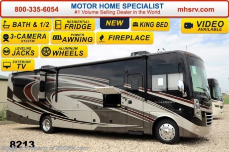 /TX 12/29 &lt;a href=&quot;http://www.mhsrv.com/thor-motor-coach/&quot;&gt;&lt;img src=&quot;http://www.mhsrv.com/images/sold-thor.jpg&quot; width=&quot;383&quot; height=&quot;141&quot; border=&quot;0&quot;/&gt;&lt;/a&gt;
Receive a $2,000 VISA Gift Card with purchase from Motor Home Specialist while supplies last. &lt;object width=&quot;400&quot; height=&quot;300&quot;&gt;&lt;param name=&quot;movie&quot; value=&quot;//www.youtube.com/v/bN591K_alkM?hl=en_US&amp;amp;version=3&quot;&gt;&lt;/param&gt;&lt;param name=&quot;allowFullScreen&quot; value=&quot;true&quot;&gt;&lt;/param&gt;&lt;param name=&quot;allowscriptaccess&quot; value=&quot;always&quot;&gt;&lt;/param&gt;&lt;embed src=&quot;//www.youtube.com/v/bN591K_alkM?hl=en_US&amp;amp;version=3&quot; type=&quot;application/x-shockwave-flash&quot; width=&quot;400&quot; height=&quot;300&quot; allowscriptaccess=&quot;always&quot; allowfullscreen=&quot;true&quot;&gt;&lt;/embed&gt;&lt;/object&gt;  MSRP $166,989. The new 2015 Thor Motor Coach Challenger 37LX bath &amp; 1/2 features frameless windows, Flexsteel driver and passenger&#39;s chairs, detachable shore cord, 100 gallon fresh water tank, exterior speakers, LED lighting, beautiful decor, Whirlpool microwave, residential refrigerator, 1800 Watt inverter and a bedroom TV. This luxury RV measures approximately 38 feet 1 inch in length and features (2) slide-out rooms including a driver&#39;s side full wall slide, booth dinette, fireplace and a 40&quot; LCD TV with sound bar! Optional equipment includes the Cherry Pearl II full body paint exterior, frameless dual pane windows, electric overhead Hide-Away Bunk and a 3-burner range with oven. The 2015 Thor Motor Coach Challenger also features one of the most impressive lists of standard equipment in the RV industry including a Ford Triton V-10 engine, 5-speed automatic transmission, 22-Series ford chassis with aluminum wheels, fully automatic hydraulic leveling system, electric patio awning with LED lighting, side hinged baggage doors, exterior entertainment package, iPod docking station, DVD, LCD TVs, day/night shades, solid surface kitchen counter, dual roof A/C units, 5500 Onan generator, gas/electric water heater, heated and enclosed holding tanks and much more. For additional coach information, brochure, window sticker, videos, photos, reviews &amp; testimonials please visit Motor Home Specialist at MHSRV .com or call 800-335-6054. At MHS we DO NOT charge any prep or orientation fees like you will find at other dealerships. All sale prices include a 200 point inspection, interior &amp; exterior wash &amp; detail of vehicle, a thorough coach orientation with an MHS technician, an RV Starter&#39;s kit, a nights stay in our delivery park featuring landscaped and covered pads with full hook-ups and much more. WHY PAY MORE?... WHY SETTLE FOR LESS? &lt;object width=&quot;400&quot; height=&quot;300&quot;&gt;&lt;param name=&quot;movie&quot; value=&quot;//www.youtube.com/v/VZXdH99Xe00?hl=en_US&amp;amp;version=3&quot;&gt;&lt;/param&gt;&lt;param name=&quot;allowFullScreen&quot; value=&quot;true&quot;&gt;&lt;/param&gt;&lt;param name=&quot;allowscriptaccess&quot; value=&quot;always&quot;&gt;&lt;/param&gt;&lt;embed src=&quot;//www.youtube.com/v/VZXdH99Xe00?hl=en_US&amp;amp;version=3&quot; type=&quot;application/x-shockwave-flash&quot; width=&quot;400&quot; height=&quot;300&quot; allowscriptaccess=&quot;always&quot; allowfullscreen=&quot;true&quot;&gt;&lt;/embed&gt;&lt;/object&gt;