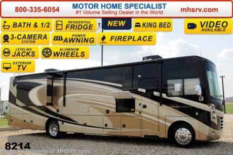 /TX 1/19/15 &lt;a href=&quot;http://www.mhsrv.com/thor-motor-coach/&quot;&gt;&lt;img src=&quot;http://www.mhsrv.com/images/sold-thor.jpg&quot; width=&quot;383&quot; height=&quot;141&quot; border=&quot;0&quot; /&gt;&lt;/a&gt;
Receive a $2,000 VISA Gift Card with purchase from Motor Home Specialist while supplies last.  MHSRV is donating $1,000 to Cook Children&#39;s Hospital for every new RV sold in the month of December, 2014 helping surpass our 3rd annual goal total of over 1/2 million dollars! &lt;object width=&quot;400&quot; height=&quot;300&quot;&gt;&lt;param name=&quot;movie&quot; value=&quot;//www.youtube.com/v/bN591K_alkM?hl=en_US&amp;amp;version=3&quot;&gt;&lt;/param&gt;&lt;param name=&quot;allowFullScreen&quot; value=&quot;true&quot;&gt;&lt;/param&gt;&lt;param name=&quot;allowscriptaccess&quot; value=&quot;always&quot;&gt;&lt;/param&gt;&lt;embed src=&quot;//www.youtube.com/v/bN591K_alkM?hl=en_US&amp;amp;version=3&quot; type=&quot;application/x-shockwave-flash&quot; width=&quot;400&quot; height=&quot;300&quot; allowscriptaccess=&quot;always&quot; allowfullscreen=&quot;true&quot;&gt;&lt;/embed&gt;&lt;/object&gt;  MSRP $166,989. The new 2015 Thor Motor Coach Challenger 37LX bath &amp; 1/2 features frameless windows, Flexsteel driver and passenger&#39;s chairs, detachable shore cord, 100 gallon fresh water tank, exterior speakers, LED lighting, beautiful decor, Whirlpool microwave, residential refrigerator, 1800 Watt inverter and a bedroom TV. This luxury RV measures approximately 38 feet 1 inch in length and features (2) slide-out rooms including a driver&#39;s side full wall slide, booth dinette, fireplace and a 40&quot; LCD TV with sound bar! Optional equipment includes the Peppercorn full body paint exterior, frameless dual pane windows, electric overhead Hide-Away Bunk and a 3-burner range with oven. The 2015 Thor Motor Coach Challenger also features one of the most impressive lists of standard equipment in the RV industry including a Ford Triton V-10 engine, 5-speed automatic transmission, 22-Series ford chassis with aluminum wheels, fully automatic hydraulic leveling system, electric patio awning with LED lighting, side hinged baggage doors, exterior entertainment package, iPod docking station, DVD, LCD TVs, day/night shades, solid surface kitchen counter, dual roof A/C units, 5500 Onan generator, gas/electric water heater, heated and enclosed holding tanks and much more. For additional coach information, brochure, window sticker, videos, photos, reviews &amp; testimonials please visit Motor Home Specialist at MHSRV .com or call 800-335-6054. At MHS we DO NOT charge any prep or orientation fees like you will find at other dealerships. All sale prices include a 200 point inspection, interior &amp; exterior wash &amp; detail of vehicle, a thorough coach orientation with an MHS technician, an RV Starter&#39;s kit, a nights stay in our delivery park featuring landscaped and covered pads with full hook-ups and much more. WHY PAY MORE?... WHY SETTLE FOR LESS? &lt;object width=&quot;400&quot; height=&quot;300&quot;&gt;&lt;param name=&quot;movie&quot; value=&quot;//www.youtube.com/v/VZXdH99Xe00?hl=en_US&amp;amp;version=3&quot;&gt;&lt;/param&gt;&lt;param name=&quot;allowFullScreen&quot; value=&quot;true&quot;&gt;&lt;/param&gt;&lt;param name=&quot;allowscriptaccess&quot; value=&quot;always&quot;&gt;&lt;/param&gt;&lt;embed src=&quot;//www.youtube.com/v/VZXdH99Xe00?hl=en_US&amp;amp;version=3&quot; type=&quot;application/x-shockwave-flash&quot; width=&quot;400&quot; height=&quot;300&quot; allowscriptaccess=&quot;always&quot; allowfullscreen=&quot;true&quot;&gt;&lt;/embed&gt;&lt;/object&gt;