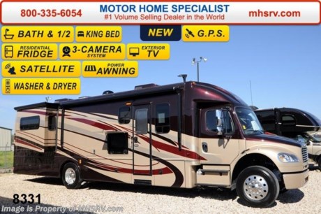 /TX 4/24/14 &lt;a href=&quot;http://www.mhsrv.com/other-rvs-for-sale/dynamax-rv/&quot;&gt;&lt;img src=&quot;http://www.mhsrv.com/images/sold-dynamax.jpg&quot; width=&quot;383&quot; height=&quot;141&quot; border=&quot;0&quot;/&gt;&lt;/a&gt; Receive a $1,000 VISA Gift Card with purchase from Motor Home Specialist while supplies last!   &lt;object width=&quot;400&quot; height=&quot;300&quot;&gt;&lt;param name=&quot;movie&quot; value=&quot;http://www.youtube.com/v/fBpsq4hH-Ws?version=3&amp;amp;hl=en_US&quot;&gt;&lt;/param&gt;&lt;param name=&quot;allowFullScreen&quot; value=&quot;true&quot;&gt;&lt;/param&gt;&lt;param name=&quot;allowscriptaccess&quot; value=&quot;always&quot;&gt;&lt;/param&gt;&lt;embed src=&quot;http://www.youtube.com/v/fBpsq4hH-Ws?version=3&amp;amp;hl=en_US&quot; type=&quot;application/x-shockwave-flash&quot; width=&quot;400&quot; height=&quot;300&quot; allowscriptaccess=&quot;always&quot; allowfullscreen=&quot;true&quot;&gt;&lt;/embed&gt;&lt;/object&gt;
#1 Volume Selling Motor Home Dealer in the World. Call 800-335-6054 or visit MHSRV .com for our Upfront &amp; Everyday Low Sale Prices! MSRP $293,614. 2015 DynaMax DX3. Perhaps the most luxurious yet affordable Super C motor home on the market! This Model 37RB bath &amp; 1/2 is approximately 39 feet 2 inches in length and is powered by the upgraded 9.0L Cummins 350HP diesel engine with 1,000 lbs. of torque &amp; massive 33,000 lb. Freightliner M-2 chassis with 20,000 lb. hitch. Options include the Southern Comfort full body exterior 4-Color package, Southern Comfort interior, stackable washer dryer, 8 KW Onan diesel generator and MCD day/night roller shades. The DX3 also features a Early American Cherry wood package, 2 slides, an exterior LCD TV &amp; entertainment center, king size Serta Mattress,  Engine Brake with low/off/high dash switch, Allison transmission, air brakes with 4 wheel ABS, twin 50 gallon aluminum fuel tanks, electric power windows, 4 point fully automatic hydraulic leveling jacks, remote keyless pad at entry door, 40 inch LCD TV in the living area, Blue-Ray home theater system, In-Motion satellite, flush mounted LED ceiling lights, solid surface countertops, convection microwave, Frigidaire 23 Cu. Ft. residential french door refrigerator with pull out freezer drawer with water and ice dispenser, touch screen premium AM/FM/CD/DVD radio, GPS with color monitor, color back-up camera, two color side view cameras and a 1,800 Watt inverter.  To find out more about this incredible luxury motor coach please feel free to visit MHSRV .com or call Motor Home Specialist at 800-335-6054. At Motor Home Specialist we DO NOT charge any prep or orientation fees like you will find at other dealerships. All sale prices include a 200 point inspection, interior &amp; exterior wash &amp; detail of vehicle, a thorough coach orientation with an MHS technician, an RV Starter&#39;s kit, a nights stay in our delivery park featuring landscaped and covered pads with full hook-ups and much more! Read From Thousands of Testimonials at MHSRV .com and See What They Had to Say About Their Experience at Motor Home Specialist. WHY PAY MORE?...... WHY SETTLE FOR LESS?