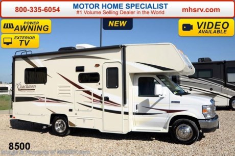 /TX 10/15/14 &lt;a href=&quot;http://www.mhsrv.com/coachmen-rv/&quot;&gt;&lt;img src=&quot;http://www.mhsrv.com/images/sold-coachmen.jpg&quot; width=&quot;383&quot; height=&quot;141&quot; border=&quot;0&quot;/&gt;&lt;/a&gt;
  &lt;object width=&quot;400&quot; height=&quot;300&quot;&gt;&lt;param name=&quot;movie&quot; value=&quot;//www.youtube.com/v/Up9m210doqE?version=3&amp;amp;hl=en_US&quot;&gt;&lt;/param&gt;&lt;param name=&quot;allowFullScreen&quot; value=&quot;true&quot;&gt;&lt;/param&gt;&lt;param name=&quot;allowscriptaccess&quot; value=&quot;always&quot;&gt;&lt;/param&gt;&lt;embed src=&quot;//www.youtube.com/v/Up9m210doqE?version=3&amp;amp;hl=en_US&quot; type=&quot;application/x-shockwave-flash&quot; width=&quot;400&quot; height=&quot;300&quot; allowscriptaccess=&quot;always&quot; allowfullscreen=&quot;true&quot;&gt;&lt;/embed&gt;&lt;/object&gt;  
#1 Volume Selling Motor Home Dealer in the World. Call 800-335-6054 or visit MHSRV .com for our Upfront &amp; Everyday Low Sale Prices! MSRP $81,835. New 2015 Coachmen Freelander Model 21QB. This Class C RV measures approximately 23 feet 6 inches in length and features a large U-shaped booth &amp; plenty of sleeping areas. This beautiful new class C RV includes Coachmen&#39;s Anniversary package featuring high gloss colored fiberglass sidewalls, fiberglass running boards, tinted windows, 3 burner range with oven, stainless steel wheel inserts, AM/FM stereo, power patio awning, rear ladder, Travel Easy Roadside Assistance, 50 gallon fresh water tank, 5,000 lb. hitch, glass shower door, Onan generator, 80 inch long bed, roller bearing drawer glides, Azdel Composite sidewall and Thermofoil counter tops.  Additional options include the all new Platinum wood color, swivel passenger seat, exterior privacy windshield cover, spare tire, exterior entertainment center and 24&quot; LCD TV w/DVD, as well as the Freelander Premier Package which includes an electric awning, back-up camera, child safety net and ladder and heated holding tanks. The Coachmen Freelander 21QB also features a Ford E-350 chassis, Ford V-10 engine, automatic transmission, 55 gallon fuel tank and more.  For additional coach information, brochure, window sticker, videos, photos, Freelander customer reviews &amp; testimonials please visit Motor Home Specialist at MHSRV .com or call 800-335-6054. At MHS we DO NOT charge any prep or orientation fees like you will find at other dealerships. All sale prices include a 200 point inspection, interior &amp; exterior wash &amp; detail of vehicle, a thorough coach orientation with an MHS technician, an RV Starter&#39;s kit, a nights stay in our delivery park featuring landscaped and covered pads with full hook-ups and much more. WHY PAY MORE?... WHY SETTLE FOR LESS? 