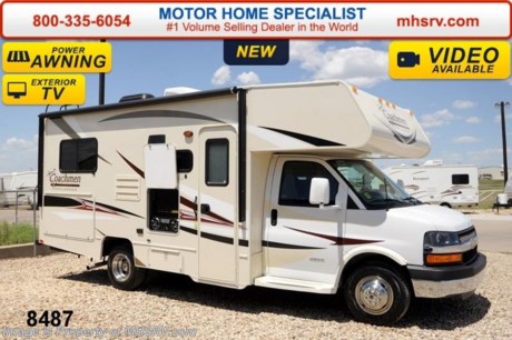 /WI 9/25/14 &lt;a href=&quot;http://www.mhsrv.com/coachmen-rv/&quot;&gt;&lt;img src=&quot;http://www.mhsrv.com/images/sold-coachmen.jpg&quot; width=&quot;383&quot; height=&quot;141&quot; border=&quot;0&quot;/&gt;&lt;/a&gt; World&#39;s RV Show Sale Priced Now Through Sept 6th. Call 800-335-6054 for Details.   &lt;object width=&quot;400&quot; height=&quot;300&quot;&gt;&lt;param name=&quot;movie&quot; value=&quot;//www.youtube.com/v/Up9m210doqE?version=3&amp;amp;hl=en_US&quot;&gt;&lt;/param&gt;&lt;param name=&quot;allowFullScreen&quot; value=&quot;true&quot;&gt;&lt;/param&gt;&lt;param name=&quot;allowscriptaccess&quot; value=&quot;always&quot;&gt;&lt;/param&gt;&lt;embed src=&quot;//www.youtube.com/v/Up9m210doqE?version=3&amp;amp;hl=en_US&quot; type=&quot;application/x-shockwave-flash&quot; width=&quot;400&quot; height=&quot;300&quot; allowscriptaccess=&quot;always&quot; allowfullscreen=&quot;true&quot;&gt;&lt;/embed&gt;&lt;/object&gt;  
#1 Volume Selling Motor Home Dealer in the World. Call 800-335-6054 or visit MHSRV .com for our Upfront &amp; Everyday Low Sale Prices! MSRP $79,639. New 2015 Coachmen Freelander Model 21QB. This Class C RV measures approximately 23 feet 11 inches in length and features a large U-shaped booth &amp; plenty of sleeping areas. This beautiful new class C RV includes Coachmen&#39;s Anniversary package featuring high gloss colored fiberglass sidewalls, fiberglass running boards, tinted windows, 3 burner range with oven, stainless steel wheel inserts, AM/FM stereo, power patio awning, rear ladder, Travel Easy Roadside Assistance, 50 gallon fresh water tank, 5,000 lb. hitch, glass shower door, Onan generator, 80 inch long bed, roller bearing drawer glides, Azdel Composite sidewall and Thermofoil counter tops.  Additional options include the all new Platinum wood color, spare tire, exterior entertainment center and 24&quot; LCD TV w/DVD, as well as the Freelander Premier Package which includes an electric awning, back-up camera, child safety net and ladder and heated holding tanks. The Coachmen Freelander 21QB also features a Chevrolet chassis, Chevrolet V8 6.0L engine, speed automatic transmission, 57 gallon fuel tank and more.  For additional coach information, brochure, window sticker, videos, photos, Freelander customer reviews &amp; testimonials please visit Motor Home Specialist at MHSRV .com or call 800-335-6054. At MHS we DO NOT charge any prep or orientation fees like you will find at other dealerships. All sale prices include a 200 point inspection, interior &amp; exterior wash &amp; detail of vehicle, a thorough coach orientation with an MHS technician, an RV Starter&#39;s kit, a nights stay in our delivery park featuring landscaped and covered pads with full hook-ups and much more. WHY PAY MORE?... WHY SETTLE FOR LESS? 