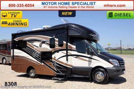 /FL 5/30/2014 &lt;a href=&quot;http://www.mhsrv.com/thor-motor-coach/&quot;&gt;&lt;img src=&quot;http://www.mhsrv.com/images/sold-thor.jpg&quot; width=&quot;383&quot; height=&quot;141&quot; border=&quot;0&quot;/&gt;&lt;/a&gt; #1 Volume Selling Motor Home Dealer in the World. Call 800-335-6054 or visit MHSRV .com for our Upfront &amp; Everyday Low Sale Prices!  MSRP $127,863. New 2015 Thor Motor Coach Chateau Citation Sprinter Diesel. Model 24SA. This RV measures approximately 24 ft. 6 in. in length &amp; features a slide-out room, frameless windows and a booth dinette. Optional equipment includes the beautiful full body paint exterior, LCD TV in bedroom, wood dash appliqu&#233;, 12V attic fan, holding tanks with heat pads, exterior TV, diesel generator &amp; second auxiliary battery.  The all new 2015 Chateau Citation Sprinter also features a turbo diesel engine, AM/FM/CD, power windows &amp; locks, keyless entry &amp; much more. For additional coach information, brochure, window sticker, videos, photos, Chateau customer reviews &amp; testimonials please visit Motor Home Specialist at MHSRV .com or call 800-335-6054. At MHS we DO NOT charge any prep or orientation fees like you will find at other dealerships. All sale prices include a 200 point inspection, interior &amp; exterior wash &amp; detail of vehicle, a thorough coach orientation with an MHS technician, an RV Starter&#39;s kit, a nights stay in our delivery park featuring landscaped and covered pads with full hook-ups and much more. WHY PAY MORE?... WHY SETTLE FOR LESS?