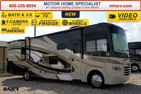 /TX 10/24/14 &lt;a href=&quot;http://www.mhsrv.com/thor-motor-coach/&quot;&gt;&lt;img src=&quot;http://www.mhsrv.com/images/sold-thor.jpg&quot; width=&quot;383&quot; height=&quot;141&quot; border=&quot;0&quot;/&gt;&lt;/a&gt; Receive a $2,000 VISA Gift Card with purchase from Motor Home Specialist while supplies last.  &lt;object width=&quot;400&quot; height=&quot;300&quot;&gt;&lt;param name=&quot;movie&quot; value=&quot;//www.youtube.com/v/43jBXBFPE9s?version=3&amp;amp;hl=en_US&quot;&gt;&lt;/param&gt;&lt;param name=&quot;allowFullScreen&quot; value=&quot;true&quot;&gt;&lt;/param&gt;&lt;param name=&quot;allowscriptaccess&quot; value=&quot;always&quot;&gt;&lt;/param&gt;&lt;embed src=&quot;//www.youtube.com/v/43jBXBFPE9s?version=3&amp;amp;hl=en_US&quot; type=&quot;application/x-shockwave-flash&quot; width=&quot;400&quot; height=&quot;300&quot; allowscriptaccess=&quot;always&quot; allowfullscreen=&quot;true&quot;&gt;&lt;/embed&gt;&lt;/object&gt; 
&lt;object width=&quot;400&quot; height=&quot;300&quot;&gt;&lt;param name=&quot;movie&quot; value=&quot;http://www.youtube.com/v/_D_MrYPO4yY?version=3&amp;amp;hl=en_US&quot;&gt;&lt;/param&gt;&lt;param name=&quot;allowFullScreen&quot; value=&quot;true&quot;&gt;&lt;/param&gt;&lt;param name=&quot;allowscriptaccess&quot; value=&quot;always&quot;&gt;&lt;/param&gt;&lt;embed src=&quot;http://www.youtube.com/v/_D_MrYPO4yY?version=3&amp;amp;hl=en_US&quot; type=&quot;application/x-shockwave-flash&quot; width=&quot;400&quot; height=&quot;300&quot; allowscriptaccess=&quot;always&quot; allowfullscreen=&quot;true&quot;&gt;&lt;/embed&gt;&lt;/object&gt;
 #1 Volume Selling Motor Home Dealer in the World. Call 800-335-6054 or visit MHSRV .com for our Upfront &amp; Everyday Low Sale Prices!  MSRP $147,331. The New 2015 Thor Motor Coach Miramar 34.1 Model. This luxury class A gas bath &amp; 1/2 motor home measures approximately 35 feet 10 inches in length and features 2 slides, a large booth dinette, large flat panel TV, exterior entertainment center with TV and sofa w/Hide-A-Bed. Optional equipment includes the HD-Max exterior, electric overhead drop down bunk and power driver&#39;s seat. The 2015 Thor Motor Coach Miramar also features one of the most impressive lists of standard equipment in the RV industry including a Ford Triton V-10 engine, 5-speed automatic transmission, Ford 22 Series chassis with 22.5 Michelin tires and high polished aluminum wheels, automatic leveling system with touch pad controls, power patio awning with LED lights, frameless windows, slide-out room awning toppers, heated/remote exterior mirrors with integrated side view cameras, side hinged baggage doors, halogen headlamps with LED accent lights, heated and enclosed holding tanks, residential refrigerator, solid surface kitchen sink, LCD TVs, DVD, 5500 Onan generator, gas/electric water heater and much more. For additional coach information, brochure, window sticker, videos, photos, Miramar customer reviews &amp; testimonials please visit Motor Home Specialist at MHSRV .com or call 800-335-6054. At MHS we DO NOT charge any prep or orientation fees like you will find at other dealerships. All sale prices include a 200 point inspection, interior &amp; exterior wash &amp; detail of vehicle, a thorough coach orientation with an MHS technician, an RV Starter&#39;s kit, a nights stay in our delivery park featuring landscaped and covered pads with full hook-ups and much more. WHY PAY MORE?... WHY SETTLE FOR LESS? &lt;object width=&quot;400&quot; height=&quot;300&quot;&gt;&lt;param name=&quot;movie&quot; value=&quot;//www.youtube.com/v/wsGkgVdi1T8?version=3&amp;amp;hl=en_US&quot;&gt;&lt;/param&gt;&lt;param name=&quot;allowFullScreen&quot; value=&quot;true&quot;&gt;&lt;/param&gt;&lt;param name=&quot;allowscriptaccess&quot; value=&quot;always&quot;&gt;&lt;/param&gt;&lt;embed src=&quot;//www.youtube.com/v/wsGkgVdi1T8?version=3&amp;amp;hl=en_US&quot; type=&quot;application/x-shockwave-flash&quot; width=&quot;400&quot; height=&quot;300&quot; allowscriptaccess=&quot;always&quot; allowfullscreen=&quot;true&quot;&gt;&lt;/embed&gt;&lt;/object&gt;