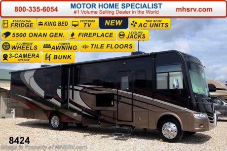 /TX 2/9/15 &lt;a href=&quot;http://www.mhsrv.com/coachmen-rv/&quot;&gt;&lt;img src=&quot;http://www.mhsrv.com/images/sold-coachmen.jpg&quot; width=&quot;383&quot; height=&quot;141&quot; border=&quot;0&quot;/&gt;&lt;/a&gt;
Family Owned &amp; Operated and the #1 Volume Selling Motor Home Dealer in the World as well as the #1 Coachmen Dealer in the World.   MSRP $167,862. New 2015 Coachmen Encounter. Model 36BH. This Luxury Class A Bunk Model RV measures approximately 37 feet 4 inches in length and features (3) slide-out rooms, bunk beds, fireplace &amp; king bed.  New features for 2015 include a fiberglass roof, LED ceiling lights, frameless windows, upgraded tile, stainless steel kitchen &amp; bathroom sink, Carefree slide toppers &amp; awning, larger coach TV and more.  Optional equipment includes the beautiful Cognac Maple wood package, TV/DVD player for each bunk, cooktop with convection microwave, valve stem extenders, French door residential refrigerator, dual pane windows, 6 way power driver seat, exterior entertainment center, Diamond Shield paint protection, home theater system with subwoofer, Travel Easy Roadside Assistance &amp; RVID. You will also find a powerful Triton V-10 Ford, 22-Series chassis, aluminum wheels, 5500 Onan generator, bedroom LCD TV, backsplash, solid surface counter tops, power patio awning, roof ladder, heated remote exterior mirrors, automatic leveling jacks, side cameras &amp; much more. For additional coach information, brochure, window sticker, videos, photos, Encounter customer reviews &amp; testimonials please visit Motor Home Specialist at MHSRV .com or call 800-335-6054. At MHS we DO NOT charge any prep or orientation fees like you will find at other dealerships. All sale prices include a 200 point inspection, interior &amp; exterior wash &amp; detail of vehicle, a thorough coach orientation with an MHS technician, an RV Starter&#39;s kit, a nights stay in our delivery park featuring landscaped and covered pads with full hook-ups and much more. WHY PAY MORE?... WHY SETTLE FOR LESS?