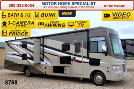 /TX 12/29 &lt;a href=&quot;http://www.mhsrv.com/coachmen-rv/&quot;&gt;&lt;img src=&quot;http://www.mhsrv.com/images/sold-coachmen.jpg&quot; width=&quot;383&quot; height=&quot;141&quot; border=&quot;0&quot;/&gt;&lt;/a&gt; Receive a $2,000 VISA Gift Card with purchase from Motor Home Specialist while supplies last. &lt;object width=&quot;400&quot; height=&quot;300&quot;&gt;&lt;param name=&quot;movie&quot; value=&quot;//www.youtube.com/v/Bka_R_kS_Hg?version=3&amp;amp;hl=en_US&quot;&gt;&lt;/param&gt;&lt;param name=&quot;allowFullScreen&quot; value=&quot;true&quot;&gt;&lt;/param&gt;&lt;param name=&quot;allowscriptaccess&quot; value=&quot;always&quot;&gt;&lt;/param&gt;&lt;embed src=&quot;//www.youtube.com/v/Bka_R_kS_Hg?version=3&amp;amp;hl=en_US&quot; type=&quot;application/x-shockwave-flash&quot; width=&quot;400&quot; height=&quot;300&quot; allowscriptaccess=&quot;always&quot; allowfullscreen=&quot;true&quot;&gt;&lt;/embed&gt;&lt;/object&gt; 
#1 Volume Selling Motor Home Dealer in the World. Call 800-335-6054 or visit MHSRV .com for our Upfront &amp; Everyday Low Sale Prices!  M.S.R.P $135,717 - New 2015 Coachmen Mirada Model 35BH is unique to the industry because it not only boast 2 Slide-out rooms, a 39 inch TV and residential refrigerator, but also hallway bunk beds and a bath &amp; 1/2! It measures approximately 36 feet 7 inches in length. Options include the beautiful upgraded Cognac Maple wood, valve stem extensions, TV/DVD player for each bunk, DVD player in the bedroom, power drop down bunk, frameless windows, side cameras, power heated mirrors, was/electric water heater, exterior entertainment center, Travel Easy Roadside Assistance and a residential refrigerator that includes an inverter and a second auxiliary battery. Standards include a 5.5KW generator, ball bearing drawer guides, reclining/swivel pilot seats, power windshield shade, pass-thru storage, power patio awning, automatic leveling jacks, back up camera, Corian kitchen counter top, ceramic tile backsplash, 32 inch bedroom TV and much more. For additional coach information, brochure, window sticker, videos, photos, Mirada customer reviews &amp; testimonials please visit Motor Home Specialist at MHSRV .com or call 800-335-6054. At MHS we DO NOT charge any prep or orientation fees like you will find at other dealerships. All sale prices include a 200 point inspection, interior &amp; exterior wash &amp; detail of vehicle, a thorough coach orientation with an MHS technician, an RV Starter&#39;s kit, a nights stay in our delivery park featuring landscaped and covered pads with full hook-ups and much more. WHY PAY MORE?... WHY SETTLE FOR LESS? 