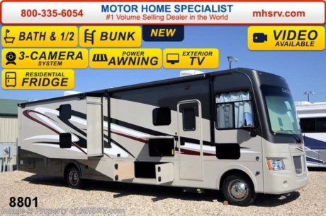 /FL 7/1/14 &lt;a href=&quot;http://www.mhsrv.com/coachmen-rv/&quot;&gt;&lt;img src=&quot;http://www.mhsrv.com/images/sold-coachmen.jpg&quot; width=&quot;383&quot; height=&quot;141&quot; border=&quot;0&quot;/&gt;&lt;/a&gt; &lt;object width=&quot;400&quot; height=&quot;300&quot;&gt;&lt;param name=&quot;movie&quot; value=&quot;//www.youtube.com/v/Bka_R_kS_Hg?version=3&amp;amp;hl=en_US&quot;&gt;&lt;/param&gt;&lt;param name=&quot;allowFullScreen&quot; value=&quot;true&quot;&gt;&lt;/param&gt;&lt;param name=&quot;allowscriptaccess&quot; value=&quot;always&quot;&gt;&lt;/param&gt;&lt;embed src=&quot;//www.youtube.com/v/Bka_R_kS_Hg?version=3&amp;amp;hl=en_US&quot; type=&quot;application/x-shockwave-flash&quot; width=&quot;400&quot; height=&quot;300&quot; allowscriptaccess=&quot;always&quot; allowfullscreen=&quot;true&quot;&gt;&lt;/embed&gt;&lt;/object&gt; 
#1 Volume Selling Motor Home Dealer in the World. Call 800-335-6054 or visit MHSRV .com for our Upfront &amp; Everyday Low Sale Prices!  M.S.R.P $135,717 - New 2015 Coachmen Mirada Model 35BH is unique to the industry because it not only boast 2 Slide-out rooms, a 39 inch TV and residential refrigerator, but also hallway bunk beds and a bath &amp; 1/2! It measures approximately 36 feet 7 inches in length. Options include the beautiful upgraded Cognac Maple wood, valve stem extensions, TV/DVD player for each bunk, DVD player in the bedroom, power drop down bunk, frameless windows, side cameras, power heated mirrors, was/electric water heater, exterior entertainment center, Travel Easy Roadside Assistance and a residential refrigerator that includes an inverter and a second auxiliary battery. Standards include a 5.5KW generator, ball bearing drawer guides, reclining/swivel pilot seats, power windshield shade, pass-thru storage, power patio awning, automatic leveling jacks, back up camera, Corian kitchen counter top, ceramic tile backsplash, 32 inch bedroom TV and much more. For additional coach information, brochure, window sticker, videos, photos, Mirada customer reviews &amp; testimonials please visit Motor Home Specialist at MHSRV .com or call 800-335-6054. At MHS we DO NOT charge any prep or orientation fees like you will find at other dealerships. All sale prices include a 200 point inspection, interior &amp; exterior wash &amp; detail of vehicle, a thorough coach orientation with an MHS technician, an RV Starter&#39;s kit, a nights stay in our delivery park featuring landscaped and covered pads with full hook-ups and much more. WHY PAY MORE?... WHY SETTLE FOR LESS? 