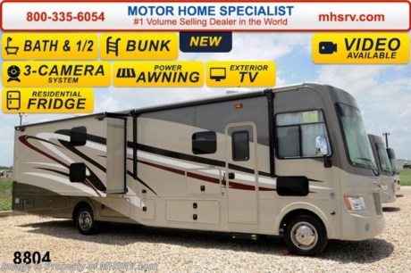 /TX 12/29 &lt;a href=&quot;http://www.mhsrv.com/coachmen-rv/&quot;&gt;&lt;img src=&quot;http://www.mhsrv.com/images/sold-coachmen.jpg&quot; width=&quot;383&quot; height=&quot;141&quot; border=&quot;0&quot;/&gt;&lt;/a&gt; Receive a $2,000 VISA Gift Card with purchase from Motor Home Specialist while supplies last. MHSRV is donating $1,000 to Cook Children&#39;s Hospital for every new RV sold in the month of December, 2014 helping surpass our 3rd annual goal total of over 1/2 million dollars! &lt;object width=&quot;400&quot; height=&quot;300&quot;&gt;&lt;param name=&quot;movie&quot; value=&quot;//www.youtube.com/v/Bka_R_kS_Hg?version=3&amp;amp;hl=en_US&quot;&gt;&lt;/param&gt;&lt;param name=&quot;allowFullScreen&quot; value=&quot;true&quot;&gt;&lt;/param&gt;&lt;param name=&quot;allowscriptaccess&quot; value=&quot;always&quot;&gt;&lt;/param&gt;&lt;embed src=&quot;//www.youtube.com/v/Bka_R_kS_Hg?version=3&amp;amp;hl=en_US&quot; type=&quot;application/x-shockwave-flash&quot; width=&quot;400&quot; height=&quot;300&quot; allowscriptaccess=&quot;always&quot; allowfullscreen=&quot;true&quot;&gt;&lt;/embed&gt;&lt;/object&gt; 
#1 Volume Selling Motor Home Dealer in the World. Call 800-335-6054 or visit MHSRV .com for our Upfront &amp; Everyday Low Sale Prices!  M.S.R.P $135,717 - New 2015 Coachmen Mirada Model 35BH is unique to the industry because it not only boast 2 Slide-out rooms, a 39 inch TV and residential refrigerator, but also hallway bunk beds and a bath &amp; 1/2! It measures approximately 36 feet 7 inches in length. Options include the beautiful upgraded Cognac Maple wood, valve stem extensions, TV/DVD player for each bunk, DVD player in the bedroom, power drop down bunk, frameless windows, side cameras, power heated mirrors, was/electric water heater, exterior entertainment center, Travel Easy Roadside Assistance and a residential refrigerator that includes an inverter and a second auxiliary battery. Standards include a 5.5KW generator, ball bearing drawer guides, reclining/swivel pilot seats, power windshield shade, pass-thru storage, power patio awning, automatic leveling jacks, back up camera, Corian kitchen counter top, ceramic tile backsplash, 32 inch bedroom TV and much more. For additional coach information, brochure, window sticker, videos, photos, Mirada customer reviews &amp; testimonials please visit Motor Home Specialist at MHSRV .com or call 800-335-6054. At MHS we DO NOT charge any prep or orientation fees like you will find at other dealerships. All sale prices include a 200 point inspection, interior &amp; exterior wash &amp; detail of vehicle, a thorough coach orientation with an MHS technician, an RV Starter&#39;s kit, a nights stay in our delivery park featuring landscaped and covered pads with full hook-ups and much more. WHY PAY MORE?... WHY SETTLE FOR LESS? 