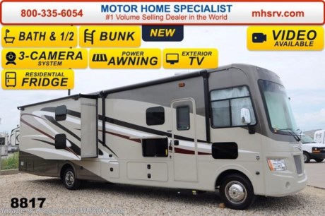 /WI 4/8/15 &lt;a href=&quot;http://www.mhsrv.com/coachmen-rv/&quot;&gt;&lt;img src=&quot;http://www.mhsrv.com/images/sold-coachmen.jpg&quot; width=&quot;383&quot; height=&quot;141&quot; border=&quot;0&quot;/&gt;&lt;/a&gt;
   &lt;object width=&quot;400&quot; height=&quot;300&quot;&gt;&lt;param name=&quot;movie&quot; value=&quot;//www.youtube.com/v/Bka_R_kS_Hg?version=3&amp;amp;hl=en_US&quot;&gt;&lt;/param&gt;&lt;param name=&quot;allowFullScreen&quot; value=&quot;true&quot;&gt;&lt;/param&gt;&lt;param name=&quot;allowscriptaccess&quot; value=&quot;always&quot;&gt;&lt;/param&gt;&lt;embed src=&quot;//www.youtube.com/v/Bka_R_kS_Hg?version=3&amp;amp;hl=en_US&quot; type=&quot;application/x-shockwave-flash&quot; width=&quot;400&quot; height=&quot;300&quot; allowscriptaccess=&quot;always&quot; allowfullscreen=&quot;true&quot;&gt;&lt;/embed&gt;&lt;/object&gt; 
#1 Volume Selling Motor Home Dealer in the World. Call 800-335-6054 or visit MHSRV .com for our Upfront &amp; Everyday Low Sale Prices!  M.S.R.P $135,717 - New 2015 Coachmen Mirada Model 35BH is unique to the industry because it not only boast 2 Slide-out rooms, a 39 inch TV and residential refrigerator, but also hallway bunk beds and a bath &amp; 1/2! It measures approximately 36 feet 7 inches in length. Options include the beautiful upgraded Cognac Maple wood, valve stem extensions, TV/DVD player for each bunk, DVD player in the bedroom, power drop down bunk, frameless windows, side cameras, power heated mirrors, was/electric water heater, exterior entertainment center, Travel Easy Roadside Assistance and a residential refrigerator that includes an inverter and a second auxiliary battery. Standards include a 5.5KW generator, ball bearing drawer guides, reclining/swivel pilot seats, power windshield shade, pass-thru storage, power patio awning, automatic leveling jacks, back up camera, Corian kitchen counter top, ceramic tile backsplash, 32 inch bedroom TV and much more. For additional coach information, brochure, window sticker, videos, photos, Mirada customer reviews &amp; testimonials please visit Motor Home Specialist at MHSRV .com or call 800-335-6054. At MHS we DO NOT charge any prep or orientation fees like you will find at other dealerships. All sale prices include a 200 point inspection, interior &amp; exterior wash &amp; detail of vehicle, a thorough coach orientation with an MHS technician, an RV Starter&#39;s kit, a nights stay in our delivery park featuring landscaped and covered pads with full hook-ups and much more. WHY PAY MORE?... WHY SETTLE FOR LESS? 