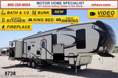 /TX **SOLD** 9/10/14 
$1K VISA Card W/Purchase for a Limited Time - World&#39;s RV Show Sale Priced Now Through Sept 6th. Call 800-335-6054 for Details. Family Owned &amp; Operated and the #1 Volume Selling Motor Home Dealer in the World. &lt;object width=&quot;400&quot; height=&quot;300&quot;&gt;&lt;param name=&quot;movie&quot; value=&quot;//www.youtube.com/v/op5S5EdxcQM?version=3&amp;amp;hl=en_US&quot;&gt;&lt;/param&gt;&lt;param name=&quot;allowFullScreen&quot; value=&quot;true&quot;&gt;&lt;/param&gt;&lt;param name=&quot;allowscriptaccess&quot; value=&quot;always&quot;&gt;&lt;/param&gt;&lt;embed src=&quot;//www.youtube.com/v/op5S5EdxcQM?version=3&amp;amp;hl=en_US&quot; type=&quot;application/x-shockwave-flash&quot; width=&quot;400&quot; height=&quot;300&quot; allowscriptaccess=&quot;always&quot; allowfullscreen=&quot;true&quot;&gt;&lt;/embed&gt;&lt;/object&gt;  &lt;object width=&quot;400&quot; height=&quot;300&quot;&gt;&lt;param name=&quot;movie&quot; value=&quot;http://www.youtube.com/v/fBpsq4hH-Ws?version=3&amp;amp;hl=en_US&quot;&gt;&lt;/param&gt;&lt;param name=&quot;allowFullScreen&quot; value=&quot;true&quot;&gt;&lt;/param&gt;&lt;param name=&quot;allowscriptaccess&quot; value=&quot;always&quot;&gt;&lt;/param&gt;&lt;embed src=&quot;http://www.youtube.com/v/fBpsq4hH-Ws?version=3&amp;amp;hl=en_US&quot; type=&quot;application/x-shockwave-flash&quot; width=&quot;400&quot; height=&quot;300&quot; allowscriptaccess=&quot;always&quot; allowfullscreen=&quot;true&quot;&gt;&lt;/embed&gt;&lt;/object&gt;&gt; #1 Volume Selling Motor Home Dealer in the World. Call 800-335-6054 or visit MHSRV .com for our Upfront &amp; Everyday Low Sale Prices!   ElkRidge luxury 5th wheels offer the ultimate in leisure living. MSRP $58,371. New 2015 Heartland Elkridge 37ULTA fifth wheel RV approximately 41 feet 7 inches in length featuring king sized bed and a camp kitchen. Options include pearl high gloss exterior fiberglass, painted front cap, painted metal, upgraded graphics, Dexter axles, electric awning, electric rear jacks, exterior grill with bumper mount, correct track align system, Broyhill furniture, Hide-a-Bed IPO FS dinette &amp; sofa with recliners, electric fireplace and a second A/C.  This beautiful fifth wheel also includes the Elkridge Entertain in Style option which includes Bordeaux interior cabinets, stainless steel appliances, upgraded wall board, Hi-Macs kitchen countertop, improved dinette lighting, steel hardware, upgraded kitchen faucet, upgraded wood plank flooring, upgraded arched fascia, improved front bedroom, large TV, DVD player, living room speakers, exterior entertainment center and a desk. For additional coach information, brochure, window sticker, videos, photos, Elkridge customer reviews &amp; testimonials please visit Motor Home Specialist at MHSRV .com or call 800-335-6054. At MHS we DO NOT charge any prep or orientation fees like you will find at other dealerships. All sale prices include a 200 point inspection, interior &amp; exterior wash &amp; detail of vehicle, a thorough coach orientation with an MHS technician, an RV Starter&#39;s kit, a nights stay in our delivery park featuring landscaped and covered pads with full hook-ups and much more. WHY PAY MORE?... WHY SETTLE FOR LESS? 