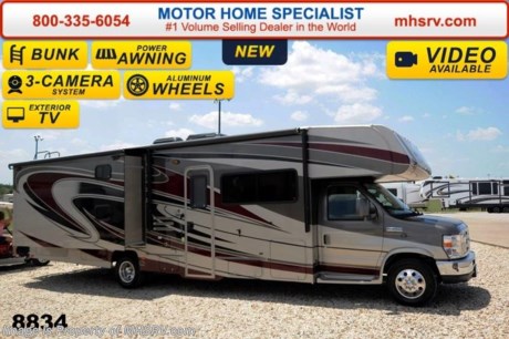 &lt;a href=&quot;http://www.mhsrv.com/coachmen-rv/&quot;&gt;&lt;img src=&quot;http://www.mhsrv.com/images/sold-coachmen.jpg&quot; width=&quot;383&quot; height=&quot;141&quot; border=&quot;0&quot;/&gt;&lt;/a&gt; Receive a $2,000 VISA Gift Card with purchase from Motor Home Specialist. Offer ends Feb. 28th, 2015.  &lt;object width=&quot;400&quot; height=&quot;300&quot;&gt;&lt;param name=&quot;movie&quot; value=&quot;//www.youtube.com/v/rUwAfncaG3M?version=3&amp;amp;hl=en_US&quot;&gt;&lt;/param&gt;&lt;param name=&quot;allowFullScreen&quot; value=&quot;true&quot;&gt;&lt;/param&gt;&lt;param name=&quot;allowscriptaccess&quot; value=&quot;always&quot;&gt;&lt;/param&gt;&lt;embed src=&quot;//www.youtube.com/v/rUwAfncaG3M?version=3&amp;amp;hl=en_US&quot; type=&quot;application/x-shockwave-flash&quot; width=&quot;400&quot; height=&quot;300&quot; allowscriptaccess=&quot;always&quot; allowfullscreen=&quot;true&quot;&gt;&lt;/embed&gt;&lt;/object&gt; #1 Volume Selling Motor Home Dealer in the World. Call 800-335-6054 or visit MHSRV .com for our Upfront &amp; Everyday Low Sale Prices!  MSRP $110,820. New 2015 Coachmen Leprechaun Bunk Model. Model 320BHF. This Luxury Class C RV measures approximately 32 feet 11 inches in length. This beautiful RV includes the Anniversary package featuring tinted windows, fiberglass counter tops, rear ladder, upgraded sofa, child safety net and ladder (not available with front entertainment center), 3 camera monitoring system, power awning, 50 gallon freshwater tank, 5K lb. hitch &amp; wire, slide-out awnings, glass shower door, Onan generator, 80&quot; long bed, night shades, roller bearing drawer glides, &amp; Azdel composite sidewalls. Options include beautiful full body paint, molded front cap, spare tire, swivel driver seat, exterior privacy windshield cover, aluminum rims, 15K BTU A/C, air assist suspension, exterior entertainment center, bedroom TV and the entertainment package featuring a large Coach TV/DVD player &amp; two bunk TVs with DVD players. This amazing class C also features the Leprechaun Luxury package including driver &amp; passenger leatherette seat covers, heated and remote mirrors, convection microwave, wood grain dash applique, upgraded Serta mattress, 6 gallon gas/electric water heater, dual coach batteries, cabover &amp; bedroom power roof vents and heated tank pads.  The Coachmen Leprechaun 320BHF RV is powered by a Ford Triton V-10 engine and E-450 Super Duty chassis.  For additional coach information, brochure, window sticker, videos, photos, Leprechaun customer reviews &amp; testimonials please visit Motor Home Specialist at MHSRV .com or call 800-335-6054. At MHS we DO NOT charge any prep or orientation fees like you will find at other dealerships. All sale prices include a 200 point inspection, interior &amp; exterior wash &amp; detail of vehicle, a thorough coach orientation with an MHS technician, an RV Starter&#39;s kit, a nights stay in our delivery park featuring landscaped and covered pads with full hook-ups and much more. WHY PAY MORE?... WHY SETTLE FOR LESS?  &lt;object width=&quot;400&quot; height=&quot;300&quot;&gt;&lt;param name=&quot;movie&quot; value=&quot;http://www.youtube.com/v/fBpsq4hH-Ws?version=3&amp;amp;hl=en_US&quot;&gt;&lt;/param&gt;&lt;param name=&quot;allowFullScreen&quot; value=&quot;true&quot;&gt;&lt;/param&gt;&lt;param name=&quot;allowscriptaccess&quot; value=&quot;always&quot;&gt;&lt;/param&gt;&lt;embed src=&quot;http://www.youtube.com/v/fBpsq4hH-Ws?version=3&amp;amp;hl=en_US&quot; type=&quot;application/x-shockwave-flash&quot; width=&quot;400&quot; height=&quot;300&quot; allowscriptaccess=&quot;always&quot; allowfullscreen=&quot;true&quot;&gt;&lt;/embed&gt;&lt;/object&gt;