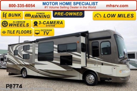 /MS 7/14/14 &lt;a href=&quot;http://www.mhsrv.com/thor-motor-coach/&quot;&gt;&lt;img src=&quot;http://www.mhsrv.com/images/sold-thor.jpg&quot; width=&quot;383&quot; height=&quot;141&quot; border=&quot;0&quot; /&gt;&lt;/a&gt; Used 2011 Thor Motor Coach Astoria: Model 40BQ with only 2,656 miles!!! This Luxury Bunk House RV measures approximately 39ft. 10in. in length. Equipment includes the beautiful Champagne Ice Full body paint, Vintage Maple wood package, invisible front bra, exterior entertainment center, (2) heat pumps and energy management system, 360HP diesel engine, 8000 Onan quiet diesel generator, 2000 watt inverter and full tile throughout.