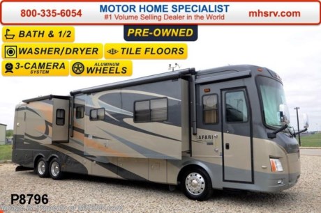 /CO 5/1/14 &lt;a href=&quot;http://www.mhsrv.com/other-rvs-for-sale/safari-rvs/&quot;&gt;&lt;img src=&quot;http://www.mhsrv.com/images/sold_safari.jpg&quot; width=&quot;383&quot; height=&quot;141&quot; border=&quot;0&quot;/&gt;&lt;/a&gt; Used Safari RV for Sale- 2009 Safari Cheetah 42PBQ with 4 slides and 23,681 miles. This bath &amp; 1/2 RV is approximately 42 feet in length with a 425HP Caterpillar engine, Roadmaster raised rail chassis with tag axle, power mirrors with heat, 10KW Onan generator with 549 hours on a slide and AGS, power patio &amp; door awnings, slide-out room toppers, gas/electric water heater, 50 Amp power cord reel, pass-thru storage with side swing baggage doors, full length slide-cargo tray, aluminum wheels, bay heater, power water hose reel, solar panel, exterior shower, 10K lb. hitch, automatic hydraulic leveling system, 3 camera monitoring system, Magnum inverter, ceramic tile floors, dual pane windows, solid surface counter, convection microwave, washer/dryer combo, 3 ducted roof A/Cs with heat pumps and 2 LCD TVs with DVD players. For additional information and photos please visit Motor Home Specialist at www.MHSRV .com or call 800-335-6054.