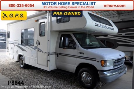 /TX 4/24/14 &lt;a href=&quot;http://www.mhsrv.com/fleetwood-rvs/&quot;&gt;&lt;img src=&quot;http://www.mhsrv.com/images/sold-fleetwood.jpg&quot; width=&quot;383&quot; height=&quot;141&quot; border=&quot;0&quot;/&gt;&lt;/a&gt; Used Fleetwood RV for Sale- 2003 Fleetwood Jamboree 23E with slide and 41,689 miles. This RV is approximately 24 feet in length with a Ford Triton V10 engine, Ford 450 chassis, GPS, power windows and locks, 4KW Onan generator, patio awning, slide-out room toppers, 5K lb. hitch, automatic hydraulic leveling system, exterior entertainment center, all in 1 bath, cab over bunk, ducted roof A/C and LCD TV with DVD. For additional information and photos please visit Motor Home Specialist at www.MHSRV .com or call 800-335-6054.