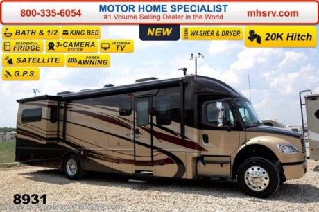 /TX 11/24/14 &lt;a href=&quot;http://www.mhsrv.com/other-rvs-for-sale/dynamax-rv/&quot;&gt;&lt;img src=&quot;http://www.mhsrv.com/images/sold-dynamax.jpg&quot; width=&quot;383&quot; height=&quot;141&quot; border=&quot;0&quot;/&gt;&lt;/a&gt;
&lt;object width=&quot;400&quot; height=&quot;300&quot;&gt;&lt;param name=&quot;movie&quot; value=&quot;http://www.youtube.com/v/fBpsq4hH-Ws?version=3&amp;amp;hl=en_US&quot;&gt;&lt;/param&gt;&lt;param name=&quot;allowFullScreen&quot; value=&quot;true&quot;&gt;&lt;/param&gt;&lt;param name=&quot;allowscriptaccess&quot; value=&quot;always&quot;&gt;&lt;/param&gt;&lt;embed src=&quot;http://www.youtube.com/v/fBpsq4hH-Ws?version=3&amp;amp;hl=en_US&quot; type=&quot;application/x-shockwave-flash&quot; width=&quot;400&quot; height=&quot;300&quot; allowscriptaccess=&quot;always&quot; allowfullscreen=&quot;true&quot;&gt;&lt;/embed&gt;&lt;/object&gt;
Family Owned &amp; Operated and the #1 Volume Selling Motor Home Dealer in the World. MSRP $294,556. 2015 DynaMax DX3. Perhaps the most luxurious yet affordable Super C motor home on the market! This Model 37RB bath &amp; 1/2 is approximately 39 feet 2 inches in length and is powered by the upgraded 9.0L Cummins 350HP diesel engine with 1,000 lbs. of torque &amp; massive 33,000 lb. Freightliner M-2 chassis with 20,000 lb. hitch. Options include the Southern Comfort full body exterior 4-Color package, Southern Comfort interior, Bilstein Shocks, stackable washer dryer, 8 KW Onan diesel generator and MCD day/night roller shades. The DX3 also features a Early American Cherry wood package, 2 slides, an exterior LCD TV &amp; entertainment center, king size Serta Mattress,  Engine Brake with low/off/high dash switch, Allison transmission, air brakes with 4 wheel ABS, twin 50 gallon aluminum fuel tanks, electric power windows, 4 point fully automatic hydraulic leveling jacks, remote keyless pad at entry door, 40 inch LCD TV in the living area, Blue-Ray home theater system, In-Motion satellite, flush mounted LED ceiling lights, solid surface countertops, convection microwave, Frigidaire 23 Cu. Ft. residential french door refrigerator with pull out freezer drawer with water and ice dispenser, touch screen premium AM/FM/CD/DVD radio, GPS with color monitor, color back-up camera, two color side view cameras and a 1,800 Watt inverter.  For additional coach information, brochures, window sticker, videos, photos, Dynamax reviews &amp; testimonials as well as additional information about Motor Home Specialist and our manufacturers please visit us at MHSRV .com or call 800-335-6054. At Motor Home Specialist we DO NOT charge any prep or orientation fees like you will find at other dealerships. All sale prices include a 200 point inspection, interior &amp; exterior wash &amp; detail of vehicle, a thorough coach orientation with an MHS technician, an RV Starter&#39;s kit, a nights stay in our delivery park featuring landscaped and covered pads with full hook-ups and much more. WHY PAY MORE?... WHY SETTLE FOR LESS?