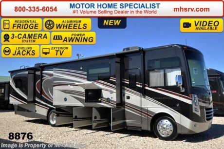 /MS 6-30-15 &lt;a href=&quot;http://www.mhsrv.com/thor-motor-coach/&quot;&gt;&lt;img src=&quot;http://www.mhsrv.com/images/sold-thor.jpg&quot; width=&quot;383&quot; height=&quot;141&quot; border=&quot;0&quot;/&gt;&lt;/a&gt;
&lt;object width=&quot;400&quot; height=&quot;300&quot;&gt;&lt;param name=&quot;movie&quot; value=&quot;//www.youtube.com/v/bN591K_alkM?hl=en_US&amp;amp;version=3&quot;&gt;&lt;/param&gt;&lt;param name=&quot;allowFullScreen&quot; value=&quot;true&quot;&gt;&lt;/param&gt;&lt;param name=&quot;allowscriptaccess&quot; value=&quot;always&quot;&gt;&lt;/param&gt;&lt;embed src=&quot;//www.youtube.com/v/bN591K_alkM?hl=en_US&amp;amp;version=3&quot; type=&quot;application/x-shockwave-flash&quot; width=&quot;400&quot; height=&quot;300&quot; allowscriptaccess=&quot;always&quot; allowfullscreen=&quot;true&quot;&gt;&lt;/embed&gt;&lt;/object&gt;    MSRP $167,889. The new 2015 Thor Motor Coach Challenger features frameless windows, Flexsteel driver and passenger&#39;s chairs, detachable shore cord, 100 gallon fresh water tank, exterior speakers, LED lighting, beautiful decor, Whirlpool microwave, residential refrigerator, 1800 Watt inverter and a larger bedroom TV. This luxury RV measures approximately 38 feet 1 inch in length and features (3) slide-out rooms, a revolutionary &quot;Island&quot; kitchen with vast countertop space, a custom kitchen bar with wine rack, a hidden trash receptacle, dual vanities in bathroom, a large panoramic window across from kitchen and a motorized hide-a-way 40&quot; LCD TV with sound bar! Optional equipment includes the Cherry Pearl II full body paint exterior, frameless dual pane windows, electric overhead Hide-Away Bunk and a 3-burner range with oven. The 2015 Thor Motor Coach Challenger also features one of the most impressive lists of standard equipment in the RV industry including a Ford Triton V-10 engine, 5-speed automatic transmission, 22-Series ford chassis with aluminum wheels, fully automatic hydraulic leveling system, electric patio awning with LED lighting, side hinged baggage doors, exterior entertainment package, iPod docking station, DVD, LCD TVs, day/night shades, solid surface kitchen counter, dual roof A/C units, 5500 Onan generator, gas/electric water heater, heated and enclosed holding tanks and much more. For additional coach information, brochure, window sticker, videos, photos, reviews &amp; testimonials please visit Motor Home Specialist at MHSRV .com or call 800-335-6054. At MHS we DO NOT charge any prep or orientation fees like you will find at other dealerships. All sale prices include a 200 point inspection, interior &amp; exterior wash &amp; detail of vehicle, a thorough coach orientation with an MHS technician, an RV Starter&#39;s kit, a nights stay in our delivery park featuring landscaped and covered pads with full hook-ups and much more. WHY PAY MORE?... WHY SETTLE FOR LESS? &lt;object width=&quot;400&quot; height=&quot;300&quot;&gt;&lt;param name=&quot;movie&quot; value=&quot;//www.youtube.com/v/VZXdH99Xe00?hl=en_US&amp;amp;version=3&quot;&gt;&lt;/param&gt;&lt;param name=&quot;allowFullScreen&quot; value=&quot;true&quot;&gt;&lt;/param&gt;&lt;param name=&quot;allowscriptaccess&quot; value=&quot;always&quot;&gt;&lt;/param&gt;&lt;embed src=&quot;//www.youtube.com/v/VZXdH99Xe00?hl=en_US&amp;amp;version=3&quot; type=&quot;application/x-shockwave-flash&quot; width=&quot;400&quot; height=&quot;300&quot; allowscriptaccess=&quot;always&quot; allowfullscreen=&quot;true&quot;&gt;&lt;/embed&gt;&lt;/object&gt;