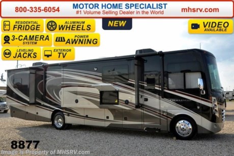 /TX 2/23/15 &lt;a href=&quot;http://www.mhsrv.com/thor-motor-coach/&quot;&gt;&lt;img src=&quot;http://www.mhsrv.com/images/sold-thor.jpg&quot; width=&quot;383&quot; height=&quot;141&quot; border=&quot;0&quot;/&gt;&lt;/a&gt;
Receive a $2,000 VISA Gift Card with purchase from Motor Home Specialist. Offer ends Feb. 28th, 2015.  &lt;object width=&quot;400&quot; height=&quot;300&quot;&gt;&lt;param name=&quot;movie&quot; value=&quot;//www.youtube.com/v/bN591K_alkM?hl=en_US&amp;amp;version=3&quot;&gt;&lt;/param&gt;&lt;param name=&quot;allowFullScreen&quot; value=&quot;true&quot;&gt;&lt;/param&gt;&lt;param name=&quot;allowscriptaccess&quot; value=&quot;always&quot;&gt;&lt;/param&gt;&lt;embed src=&quot;//www.youtube.com/v/bN591K_alkM?hl=en_US&amp;amp;version=3&quot; type=&quot;application/x-shockwave-flash&quot; width=&quot;400&quot; height=&quot;300&quot; allowscriptaccess=&quot;always&quot; allowfullscreen=&quot;true&quot;&gt;&lt;/embed&gt;&lt;/object&gt;   MSRP $167,889. The new 2015 Thor Motor Coach Challenger features frameless windows, Flexsteel driver and passenger&#39;s chairs, detachable shore cord, 100 gallon fresh water tank, exterior speakers, LED lighting, beautiful decor, Whirlpool microwave, residential refrigerator, 1800 Watt inverter and a larger bedroom TV. This luxury RV measures approximately 38 feet 1 inch in length and features (3) slide-out rooms, a revolutionary &quot;Island&quot; kitchen with vast countertop space, a custom kitchen bar with wine rack, a hidden trash receptacle, dual vanities in bathroom, a large panoramic window across from kitchen and a motorized hide-a-way 40&quot; LCD TV with sound bar! Optional equipment includes the Cherry Pearl II full body paint exterior, frameless dual pane windows, electric overhead Hide-Away Bunk and a 3-burner range with oven. The 2015 Thor Motor Coach Challenger also features one of the most impressive lists of standard equipment in the RV industry including a Ford Triton V-10 engine, 5-speed automatic transmission, 22-Series ford chassis with aluminum wheels, fully automatic hydraulic leveling system, electric patio awning with LED lighting, side hinged baggage doors, exterior entertainment package, iPod docking station, DVD, LCD TVs, day/night shades, solid surface kitchen counter, dual roof A/C units, 5500 Onan generator, gas/electric water heater, heated and enclosed holding tanks and much more. For additional coach information, brochure, window sticker, videos, photos, reviews &amp; testimonials please visit Motor Home Specialist at MHSRV .com or call 800-335-6054. At MHS we DO NOT charge any prep or orientation fees like you will find at other dealerships. All sale prices include a 200 point inspection, interior &amp; exterior wash &amp; detail of vehicle, a thorough coach orientation with an MHS technician, an RV Starter&#39;s kit, a nights stay in our delivery park featuring landscaped and covered pads with full hook-ups and much more. WHY PAY MORE?... WHY SETTLE FOR LESS? &lt;object width=&quot;400&quot; height=&quot;300&quot;&gt;&lt;param name=&quot;movie&quot; value=&quot;//www.youtube.com/v/VZXdH99Xe00?hl=en_US&amp;amp;version=3&quot;&gt;&lt;/param&gt;&lt;param name=&quot;allowFullScreen&quot; value=&quot;true&quot;&gt;&lt;/param&gt;&lt;param name=&quot;allowscriptaccess&quot; value=&quot;always&quot;&gt;&lt;/param&gt;&lt;embed src=&quot;//www.youtube.com/v/VZXdH99Xe00?hl=en_US&amp;amp;version=3&quot; type=&quot;application/x-shockwave-flash&quot; width=&quot;400&quot; height=&quot;300&quot; allowscriptaccess=&quot;always&quot; allowfullscreen=&quot;true&quot;&gt;&lt;/embed&gt;&lt;/object&gt;