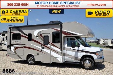 /NY 3/3/15 &lt;a href=&quot;http://www.mhsrv.com/thor-motor-coach/&quot;&gt;&lt;img src=&quot;http://www.mhsrv.com/images/sold-thor.jpg&quot; width=&quot;383&quot; height=&quot;141&quot; border=&quot;0&quot;/&gt;&lt;/a&gt;
&lt;object width=&quot;400&quot; height=&quot;300&quot;&gt;&lt;param name=&quot;movie&quot; value=&quot;//www.youtube.com/v/zb5_686Rceo?version=3&amp;amp;hl=en_US&quot;&gt;&lt;/param&gt;&lt;param name=&quot;allowFullScreen&quot; value=&quot;true&quot;&gt;&lt;/param&gt;&lt;param name=&quot;allowscriptaccess&quot; value=&quot;always&quot;&gt;&lt;/param&gt;&lt;embed src=&quot;//www.youtube.com/v/zb5_686Rceo?version=3&amp;amp;hl=en_US&quot; type=&quot;application/x-shockwave-flash&quot; width=&quot;400&quot; height=&quot;300&quot; allowscriptaccess=&quot;always&quot; allowfullscreen=&quot;true&quot;&gt;&lt;/embed&gt;&lt;/object&gt;  #1 Volume Selling Motor Home Dealer in the World. MSRP $85,296. New 2015 Thor Motor Coach Four Winds Class C RV. Model 23U with Ford E-350 chassis &amp; Ford Triton V-10 engine. This unit measures approximately 24 feet 10 inches in length. Optional equipment includes a convection microwave, leatherette U-shaped dinette, child safety tether, 15.0 BTU upgraded A/C, exterior shower, heated holding tanks, second auxiliary battery, wheel liners, keyless cab entry, valve stem extenders, spare tire, heated remote exterior mirrors with integrated side view cameras, back up monitor, leatherette driver &amp; passenger seats, cockpit carpet mat &amp; wood dash appliqu&#233;. The Four Winds Class C RV has an incredible list of standard features for 2015 including Mega exterior storage, power windows and locks, gas/electric water heater, large TV with DVD player on a swivel in the over head cab (N/A with cab over entertainment center), auto transfer switch, power patio awning with integrated LED lighting, double door refrigerator, skylight, 4000 Onan Micro Quiet generator, 5,000 lb. hitch, slick fiberglass exterior, full extension drawer glides, roof ladder, bedspread &amp; pillow shams, power vent and much more. FOR ADDITIONAL INFORMATION, PHOTOS &amp; VIDEOS Please visit Motor Home Specialist at  MHSRV .com or Call 800-335-6054. At Motor Home Specialist we DO NOT charge any prep or orientation fees like you will find at other dealerships. All sale prices include a 200 point inspection, interior &amp; exterior wash &amp; detail of vehicle, a thorough coach orientation with an MHS technician, an RV Starter&#39;s kit, a nights stay in our delivery park featuring landscaped and covered pads with full hook-ups and much more! Read From Thousands of Testimonials at MHSRV .com and See What They Had to Say About Their Experience at Motor Home Specialist. WHY PAY MORE?...... WHY SETTLE FOR LESS?