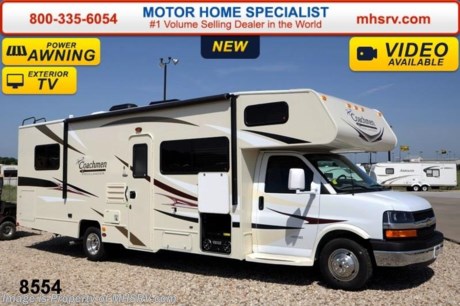 /AZ 11/24/14 &lt;a href=&quot;http://www.mhsrv.com/coachmen-rv/&quot;&gt;&lt;img src=&quot;http://www.mhsrv.com/images/sold-coachmen.jpg&quot; width=&quot;383&quot; height=&quot;141&quot; border=&quot;0&quot;/&gt;&lt;/a&gt;
Family Owned &amp; Operated and the #1 Volume Selling Motor Home Dealer in the World as well as the #1 Coachmen Dealer in the World. &lt;object width=&quot;400&quot; height=&quot;300&quot;&gt;&lt;param name=&quot;movie&quot; value=&quot;//www.youtube.com/v/Up9m210doqE?version=3&amp;amp;hl=en_US&quot;&gt;&lt;/param&gt;&lt;param name=&quot;allowFullScreen&quot; value=&quot;true&quot;&gt;&lt;/param&gt;&lt;param name=&quot;allowscriptaccess&quot; value=&quot;always&quot;&gt;&lt;/param&gt;&lt;embed src=&quot;//www.youtube.com/v/Up9m210doqE?version=3&amp;amp;hl=en_US&quot; type=&quot;application/x-shockwave-flash&quot; width=&quot;400&quot; height=&quot;300&quot; allowscriptaccess=&quot;always&quot; allowfullscreen=&quot;true&quot;&gt;&lt;/embed&gt;&lt;/object&gt;  MSRP $83,256. New 2015 Coachmen Freelander Model 28QB. This Class C RV measures approximately 30 feet 9 inches in length and features a tremendous amount of living &amp; storage area. This beautiful RV includes the Anniversary package featuring high gloss colored fiberglass sidewalls, fiberglass running boards, tinted windows, 3 burner range with oven, stainless steel wheel inserts, AM/FM stereo, rear ladder, Travel East Roadside Assistance, 50 gallon fresh water tank, 5,000 lb. hitch, glass shower door, Onan generator, 80 inch long bed, roller bearing drawer glides, Azdel Composite sidewall and Thermofoil countertops. Additional options include the all new Platinum wood color, exterior privacy windshield cover, air assisted suspension, spare tire, 15K BTU A/C with heat pump, exterior entertainment center and 24&quot; LCD TV w/DVD, as well as the Freelander Premier Package which including an electric awning, back-up camera, child safety net and ladder and heated holding tanks.  The Coachmen Freelander RV also features a Chevy 4500 series chassis, 6.0L Vortec V-8, 6-speed automatic transmission, 57 gallon fuel tank and more. For additional coach information, brochures, window sticker, videos, photos, Freelander reviews &amp; testimonials as well as additional information about Motor Home Specialist and our manufacturers please visit us at MHSRV .com or call 800-335-6054. At Motor Home Specialist we DO NOT charge any prep or orientation fees like you will find at other dealerships. All sale prices include a 200 point inspection, interior &amp; exterior wash &amp; detail of vehicle, a thorough coach orientation with an MHS technician, an RV Starter&#39;s kit, a nights stay in our delivery park featuring landscaped and covered pads with full hook-ups and much more. WHY PAY MORE?... WHY SETTLE FOR LESS?