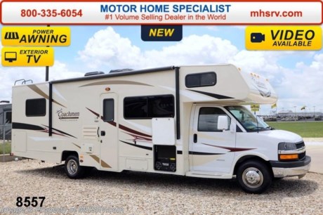 /TX 10/15/14 &lt;a href=&quot;http://www.mhsrv.com/coachmen-rv/&quot;&gt;&lt;img src=&quot;http://www.mhsrv.com/images/sold-coachmen.jpg&quot; width=&quot;383&quot; height=&quot;141&quot; border=&quot;0&quot;/&gt;&lt;/a&gt;
Receive a $1,000 VISA Gift Card with purchase from Motor Home Specialist while supplies last!  Family Owned &amp; Operated and the #1 Volume Selling Motor Home Dealer in the World as well as the #1 Coachmen Dealer in the World. &lt;object width=&quot;400&quot; height=&quot;300&quot;&gt;&lt;param name=&quot;movie&quot; value=&quot;//www.youtube.com/v/Up9m210doqE?version=3&amp;amp;hl=en_US&quot;&gt;&lt;/param&gt;&lt;param name=&quot;allowFullScreen&quot; value=&quot;true&quot;&gt;&lt;/param&gt;&lt;param name=&quot;allowscriptaccess&quot; value=&quot;always&quot;&gt;&lt;/param&gt;&lt;embed src=&quot;//www.youtube.com/v/Up9m210doqE?version=3&amp;amp;hl=en_US&quot; type=&quot;application/x-shockwave-flash&quot; width=&quot;400&quot; height=&quot;300&quot; allowscriptaccess=&quot;always&quot; allowfullscreen=&quot;true&quot;&gt;&lt;/embed&gt;&lt;/object&gt;  MSRP $83,256. New 2015 Coachmen Freelander Model 28QB. This Class C RV measures approximately 30 feet 9 inches in length and features a tremendous amount of living &amp; storage area. This beautiful RV includes the Anniversary package featuring high gloss colored fiberglass sidewalls, fiberglass running boards, tinted windows, 3 burner range with oven, stainless steel wheel inserts, AM/FM stereo, rear ladder, Travel East Roadside Assistance, 50 gallon fresh water tank, 5,000 lb. hitch, glass shower door, Onan generator, 80 inch long bed, roller bearing drawer glides, Azdel Composite sidewall and Thermofoil countertops. Additional options include the all new Platinum wood color, exterior privacy windshield cover, air assisted suspension, spare tire, 15K BTU A/C with heat pump, exterior entertainment center and 24&quot; LCD TV w/DVD, as well as the Freelander Premier Package which including an electric awning, back-up camera, child safety net and ladder and heated holding tanks.  The Coachmen Freelander RV also features a Chevy 4500 series chassis, 6.0L Vortec V-8, 6-speed automatic transmission, 57 gallon fuel tank and more. For additional coach information, brochures, window sticker, videos, photos, Freelander reviews &amp; testimonials as well as additional information about Motor Home Specialist and our manufacturers please visit us at MHSRV .com or call 800-335-6054. At Motor Home Specialist we DO NOT charge any prep or orientation fees like you will find at other dealerships. All sale prices include a 200 point inspection, interior &amp; exterior wash &amp; detail of vehicle, a thorough coach orientation with an MHS technician, an RV Starter&#39;s kit, a nights stay in our delivery park featuring landscaped and covered pads with full hook-ups and much more. WHY PAY MORE?... WHY SETTLE FOR LESS?