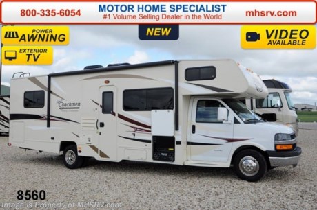 /TX 10/15/14 &lt;a href=&quot;http://www.mhsrv.com/coachmen-rv/&quot;&gt;&lt;img src=&quot;http://www.mhsrv.com/images/sold-coachmen.jpg&quot; width=&quot;383&quot; height=&quot;141&quot; border=&quot;0&quot;/&gt;&lt;/a&gt;
Family Owned &amp; Operated and the #1 Volume Selling Motor Home Dealer in the World as well as the #1 Coachmen Dealer in the World. &lt;object width=&quot;400&quot; height=&quot;300&quot;&gt;&lt;param name=&quot;movie&quot; value=&quot;//www.youtube.com/v/Up9m210doqE?version=3&amp;amp;hl=en_US&quot;&gt;&lt;/param&gt;&lt;param name=&quot;allowFullScreen&quot; value=&quot;true&quot;&gt;&lt;/param&gt;&lt;param name=&quot;allowscriptaccess&quot; value=&quot;always&quot;&gt;&lt;/param&gt;&lt;embed src=&quot;//www.youtube.com/v/Up9m210doqE?version=3&amp;amp;hl=en_US&quot; type=&quot;application/x-shockwave-flash&quot; width=&quot;400&quot; height=&quot;300&quot; allowscriptaccess=&quot;always&quot; allowfullscreen=&quot;true&quot;&gt;&lt;/embed&gt;&lt;/object&gt;  MSRP $83,256. New 2015 Coachmen Freelander Model 28QB. This Class C RV measures approximately 30 feet 9 inches in length and features a tremendous amount of living &amp; storage area. This beautiful RV includes the Anniversary package featuring high gloss colored fiberglass sidewalls, fiberglass running boards, tinted windows, 3 burner range with oven, stainless steel wheel inserts, AM/FM stereo, rear ladder, Travel East Roadside Assistance, 50 gallon fresh water tank, 5,000 lb. hitch, glass shower door, Onan generator, 80 inch long bed, roller bearing drawer glides, Azdel Composite sidewall and Thermofoil countertops. Additional options include the all new Platinum wood color, exterior privacy windshield cover, air assisted suspension, spare tire, 15K BTU A/C with heat pump, exterior entertainment center and 24&quot; LCD TV w/DVD, as well as the Freelander Premier Package which including an electric awning, back-up camera, child safety net and ladder and heated holding tanks.  The Coachmen Freelander RV also features a Chevy 4500 series chassis, 6.0L Vortec V-8, 6-speed automatic transmission, 57 gallon fuel tank and more. For additional coach information, brochures, window sticker, videos, photos, Freelander reviews &amp; testimonials as well as additional information about Motor Home Specialist and our manufacturers please visit us at MHSRV .com or call 800-335-6054. At Motor Home Specialist we DO NOT charge any prep or orientation fees like you will find at other dealerships. All sale prices include a 200 point inspection, interior &amp; exterior wash &amp; detail of vehicle, a thorough coach orientation with an MHS technician, an RV Starter&#39;s kit, a nights stay in our delivery park featuring landscaped and covered pads with full hook-ups and much more. WHY PAY MORE?... WHY SETTLE FOR LESS?