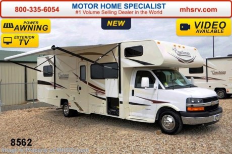 /OH 1/19/15 &lt;a href=&quot;http://www.mhsrv.com/coachmen-rv/&quot;&gt;&lt;img src=&quot;http://www.mhsrv.com/images/sold-coachmen.jpg&quot; width=&quot;383&quot; height=&quot;141&quot; border=&quot;0&quot; /&gt;&lt;/a&gt;
MHSRV is donating $1,000 to Cook Children&#39;s Hospital for every new RV sold in the month of December, 2014 helping surpass our 3rd annual goal total of over 1/2 million dollars! Family Owned &amp; Operated and the #1 Volume Selling Motor Home Dealer in the World as well as the #1 Coachmen Dealer in the World. &lt;object width=&quot;400&quot; height=&quot;300&quot;&gt;&lt;param name=&quot;movie&quot; value=&quot;//www.youtube.com/v/Up9m210doqE?version=3&amp;amp;hl=en_US&quot;&gt;&lt;/param&gt;&lt;param name=&quot;allowFullScreen&quot; value=&quot;true&quot;&gt;&lt;/param&gt;&lt;param name=&quot;allowscriptaccess&quot; value=&quot;always&quot;&gt;&lt;/param&gt;&lt;embed src=&quot;//www.youtube.com/v/Up9m210doqE?version=3&amp;amp;hl=en_US&quot; type=&quot;application/x-shockwave-flash&quot; width=&quot;400&quot; height=&quot;300&quot; allowscriptaccess=&quot;always&quot; allowfullscreen=&quot;true&quot;&gt;&lt;/embed&gt;&lt;/object&gt;  MSRP $83,256. New 2015 Coachmen Freelander Model 28QB. This Class C RV measures approximately 30 feet 9 inches in length and features a tremendous amount of living &amp; storage area. This beautiful RV includes the Anniversary package featuring high gloss colored fiberglass sidewalls, fiberglass running boards, tinted windows, 3 burner range with oven, stainless steel wheel inserts, AM/FM stereo, rear ladder, Travel East Roadside Assistance, 50 gallon fresh water tank, 5,000 lb. hitch, glass shower door, Onan generator, 80 inch long bed, roller bearing drawer glides, Azdel Composite sidewall and Thermofoil countertops. Additional options include the all new Platinum wood color, exterior privacy windshield cover, air assisted suspension, spare tire, 15K BTU A/C with heat pump, exterior entertainment center and 24&quot; LCD TV w/DVD, as well as the Freelander Premier Package which including an electric awning, back-up camera, child safety net and ladder and heated holding tanks.  The Coachmen Freelander RV also features a Chevy 4500 series chassis, 6.0L Vortec V-8, 6-speed automatic transmission, 57 gallon fuel tank and more. For additional coach information, brochures, window sticker, videos, photos, Freelander reviews &amp; testimonials as well as additional information about Motor Home Specialist and our manufacturers please visit us at MHSRV .com or call 800-335-6054. At Motor Home Specialist we DO NOT charge any prep or orientation fees like you will find at other dealerships. All sale prices include a 200 point inspection, interior &amp; exterior wash &amp; detail of vehicle, a thorough coach orientation with an MHS technician, an RV Starter&#39;s kit, a nights stay in our delivery park featuring landscaped and covered pads with full hook-ups and much more. WHY PAY MORE?... WHY SETTLE FOR LESS?