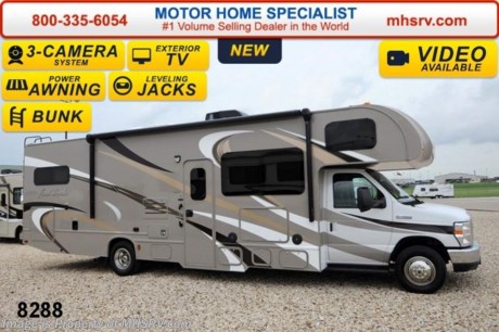 /NM 4/20/15 &lt;a href=&quot;http://www.mhsrv.com/thor-motor-coach/&quot;&gt;&lt;img src=&quot;http://www.mhsrv.com/images/sold-thor.jpg&quot; width=&quot;383&quot; height=&quot;141&quot; border=&quot;0&quot;/&gt;&lt;/a&gt;
 Receive a $1,000 VISA Gift Card with purchase from Motor Home Specialist while supplies last.   Family Owned &amp; Operated and the #1 Volume Selling Motor Home Dealer in the World as well as the #1 Thor Motor Coach Dealer in the World.  &lt;object width=&quot;400&quot; height=&quot;300&quot;&gt;&lt;param name=&quot;movie&quot; value=&quot;//www.youtube.com/v/zb5_686Rceo?version=3&amp;amp;hl=en_US&quot;&gt;&lt;/param&gt;&lt;param name=&quot;allowFullScreen&quot; value=&quot;true&quot;&gt;&lt;/param&gt;&lt;param name=&quot;allowscriptaccess&quot; value=&quot;always&quot;&gt;&lt;/param&gt;&lt;embed src=&quot;//www.youtube.com/v/zb5_686Rceo?version=3&amp;amp;hl=en_US&quot; type=&quot;application/x-shockwave-flash&quot; width=&quot;400&quot; height=&quot;300&quot; allowscriptaccess=&quot;always&quot; allowfullscreen=&quot;true&quot;&gt;&lt;/embed&gt;&lt;/object&gt;  MSRP $110,414. New 2015 Thor Motor Coach Four Winds Class C RV. Model 31E bunk house with Ford E-450 chassis, Ford Triton V-10 engine, automatic hydraulic leveling jacks, bedroom TV, frameless windows and measures approximately 32 feet 7 inches in length. The Four Winds 31E features the Premier Package which includes solid surface kitchen countertop with pressed dinette top, roller shades, power charging center for electronics, enclosed area for sewer tank valves, water filter system, LED ceiling lights, black tank flush, 30 inch over the range microwave and exterior speakers. Optional equipment includes the HD-Max exterior, (2) LCD TVs with DVD player in bunk beds, exterior entertainment center, leatherette sofa, child safety tether, power attic fan in bedroom, upgraded 15,000 BTU A/C, second auxiliary battery, spare tire, heated remote exterior mirrors with integrated side view cameras, power driver&#39;s chair, leatherette driver &amp; passenger chairs, cockpit carpet mat and wood dash applique. The Four Winds 31E Class C RV has an incredible list of standard features including power windows and locks, bedroom TV, 3 burner high output range top with oven, gas/electric water heater, holding tanks with heat pads, auto transfer switch, wheel liners, valve stem extenders, keyless entry, automatic electric patio awning, back-up monitor, double door refrigerator, roof ladder, 4000 Onan Micro Quiet generator, slick fiberglass exterior, full extension drawer glides, bedspread &amp; pillow shams and much more. For additional coach information, brochures, window sticker, videos, photos, Four Winds reviews &amp; testimonials as well as additional information about Motor Home Specialist and our manufacturers please visit us at MHSRV .com or call 800-335-6054. At Motor Home Specialist we DO NOT charge any prep or orientation fees like you will find at other dealerships. All sale prices include a 200 point inspection, interior &amp; exterior wash &amp; detail of vehicle, a thorough coach orientation with an MHS technician, an RV Starter&#39;s kit, a nights stay in our delivery park featuring landscaped and covered pads with full hook-ups and much more. WHY PAY MORE?... WHY SETTLE FOR LESS? &lt;object width=&quot;400&quot; height=&quot;300&quot;&gt;&lt;param name=&quot;movie&quot; value=&quot;//www.youtube.com/v/VZXdH99Xe00?hl=en_US&amp;amp;version=3&quot;&gt;&lt;/param&gt;&lt;param name=&quot;allowFullScreen&quot; value=&quot;true&quot;&gt;&lt;/param&gt;&lt;param name=&quot;allowscriptaccess&quot; value=&quot;always&quot;&gt;&lt;/param&gt;&lt;embed src=&quot;//www.youtube.com/v/VZXdH99Xe00?hl=en_US&amp;amp;version=3&quot; type=&quot;application/x-shockwave-flash&quot; width=&quot;400&quot; height=&quot;300&quot; allowscriptaccess=&quot;always&quot; allowfullscreen=&quot;true&quot;&gt;&lt;/embed&gt;&lt;/object&gt;