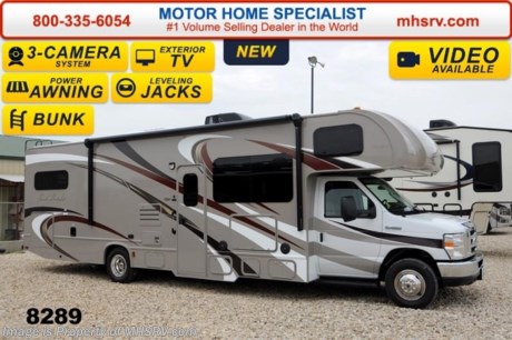 /OR 9/25/14 &lt;a href=&quot;http://www.mhsrv.com/thor-motor-coach/&quot;&gt;&lt;img src=&quot;http://www.mhsrv.com/images/sold-thor.jpg&quot; width=&quot;383&quot; height=&quot;141&quot; border=&quot;0&quot;/&gt;&lt;/a&gt; World&#39;s RV Show Sale Priced Now Through Sept 6th. Call 800-335-6054 for Details.  Family Owned &amp; Operated and the #1 Volume Selling Motor Home Dealer in the World as well as the #1 Thor Motor Coach Dealer in the World.  &lt;object width=&quot;400&quot; height=&quot;300&quot;&gt;&lt;param name=&quot;movie&quot; value=&quot;//www.youtube.com/v/zb5_686Rceo?version=3&amp;amp;hl=en_US&quot;&gt;&lt;/param&gt;&lt;param name=&quot;allowFullScreen&quot; value=&quot;true&quot;&gt;&lt;/param&gt;&lt;param name=&quot;allowscriptaccess&quot; value=&quot;always&quot;&gt;&lt;/param&gt;&lt;embed src=&quot;//www.youtube.com/v/zb5_686Rceo?version=3&amp;amp;hl=en_US&quot; type=&quot;application/x-shockwave-flash&quot; width=&quot;400&quot; height=&quot;300&quot; allowscriptaccess=&quot;always&quot; allowfullscreen=&quot;true&quot;&gt;&lt;/embed&gt;&lt;/object&gt;  MSRP $110,414. New 2015 Thor Motor Coach Four Winds Class C RV. Model 31E bunk house with Ford E-450 chassis, Ford Triton V-10 engine, automatic hydraulic leveling jacks, bedroom TV, frameless windows and measures approximately 32 feet 7 inches in length. The Four Winds 31E features the Premier Package which includes solid surface kitchen countertop with pressed dinette top, roller shades, power charging center for electronics, enclosed area for sewer tank valves, water filter system, LED ceiling lights, black tank flush, 30 inch over the range microwave and exterior speakers. Optional equipment includes the HD-Max exterior, cabover entertainment center with a 39&quot; TV/DVD &amp; Soundbar, (2) LCD TVs with DVD player in bunk beds, exterior entertainment center, leatherette sofa, child safety tether, power attic fan in bedroom, upgraded 15,000 BTU A/C, second auxiliary battery, spare tire, heated remote exterior mirrors with integrated side view cameras, power driver&#39;s chair, leatherette driver &amp; passenger chairs, cockpit carpet mat and wood dash applique. The Four Winds 31E Class C RV has an incredible list of standard features including power windows and locks, bedroom TV, 3 burner high output range top with oven, gas/electric water heater, holding tanks with heat pads, auto transfer switch, wheel liners, valve stem extenders, keyless entry, automatic electric patio awning, back-up monitor, double door refrigerator, roof ladder, 4000 Onan Micro Quiet generator, slick fiberglass exterior, full extension drawer glides, bedspread &amp; pillow shams and much more. For additional coach information, brochures, window sticker, videos, photos, Four Winds reviews &amp; testimonials as well as additional information about Motor Home Specialist and our manufacturers please visit us at MHSRV .com or call 800-335-6054. At Motor Home Specialist we DO NOT charge any prep or orientation fees like you will find at other dealerships. All sale prices include a 200 point inspection, interior &amp; exterior wash &amp; detail of vehicle, a thorough coach orientation with an MHS technician, an RV Starter&#39;s kit, a nights stay in our delivery park featuring landscaped and covered pads with full hook-ups and much more. WHY PAY MORE?... WHY SETTLE FOR LESS? &lt;object width=&quot;400&quot; height=&quot;300&quot;&gt;&lt;param name=&quot;movie&quot; value=&quot;//www.youtube.com/v/VZXdH99Xe00?hl=en_US&amp;amp;version=3&quot;&gt;&lt;/param&gt;&lt;param name=&quot;allowFullScreen&quot; value=&quot;true&quot;&gt;&lt;/param&gt;&lt;param name=&quot;allowscriptaccess&quot; value=&quot;always&quot;&gt;&lt;/param&gt;&lt;embed src=&quot;//www.youtube.com/v/VZXdH99Xe00?hl=en_US&amp;amp;version=3&quot; type=&quot;application/x-shockwave-flash&quot; width=&quot;400&quot; height=&quot;300&quot; allowscriptaccess=&quot;always&quot; allowfullscreen=&quot;true&quot;&gt;&lt;/embed&gt;&lt;/object&gt;