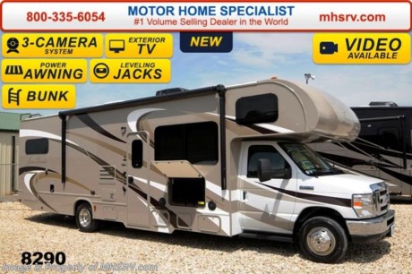 /TX 8/25/14 &lt;a href=&quot;http://www.mhsrv.com/thor-motor-coach/&quot;&gt;&lt;img src=&quot;http://www.mhsrv.com/images/sold-thor.jpg&quot; width=&quot;383&quot; height=&quot;141&quot; border=&quot;0&quot;/&gt;&lt;/a&gt; World&#39;s RV Show Sale Priced Now Through Sept 6th. Call 800-335-6054 for Details.  Family Owned &amp; Operated and the #1 Volume Selling Motor Home Dealer in the World as well as the #1 Thor Motor Coach Dealer in the World.  &lt;object width=&quot;400&quot; height=&quot;300&quot;&gt;&lt;param name=&quot;movie&quot; value=&quot;//www.youtube.com/v/zb5_686Rceo?version=3&amp;amp;hl=en_US&quot;&gt;&lt;/param&gt;&lt;param name=&quot;allowFullScreen&quot; value=&quot;true&quot;&gt;&lt;/param&gt;&lt;param name=&quot;allowscriptaccess&quot; value=&quot;always&quot;&gt;&lt;/param&gt;&lt;embed src=&quot;//www.youtube.com/v/zb5_686Rceo?version=3&amp;amp;hl=en_US&quot; type=&quot;application/x-shockwave-flash&quot; width=&quot;400&quot; height=&quot;300&quot; allowscriptaccess=&quot;always&quot; allowfullscreen=&quot;true&quot;&gt;&lt;/embed&gt;&lt;/object&gt;  MSRP $110,414. New 2015 Thor Motor Coach Four Winds Class C RV. Model 31E bunk house with Ford E-450 chassis, Ford Triton V-10 engine, automatic hydraulic leveling jacks, bedroom TV, frameless windows and measures approximately 32 feet 7 inches in length. The Four Winds 31E features the Premier Package which includes solid surface kitchen countertop with pressed dinette top, roller shades, power charging center for electronics, enclosed area for sewer tank valves, water filter system, LED ceiling lights, black tank flush, 30 inch over the range microwave and exterior speakers. Optional equipment includes the HD-Max exterior, cabover entertainment center with a 39&quot; TV/DVD &amp; Soundbar, (2) LCD TVs with DVD player in bunk beds, exterior entertainment center, leatherette sofa, child safety tether, power attic fan in bedroom, upgraded 15,000 BTU A/C, second auxiliary battery, spare tire, heated remote exterior mirrors with integrated side view cameras, power driver&#39;s chair, leatherette driver &amp; passenger chairs, cockpit carpet mat and wood dash applique. The Four Winds 31E Class C RV has an incredible list of standard features including power windows and locks, bedroom TV, 3 burner high output range top with oven, gas/electric water heater, holding tanks with heat pads, auto transfer switch, wheel liners, valve stem extenders, keyless entry, automatic electric patio awning, back-up monitor, double door refrigerator, roof ladder, 4000 Onan Micro Quiet generator, slick fiberglass exterior, full extension drawer glides, bedspread &amp; pillow shams and much more. For additional coach information, brochures, window sticker, videos, photos, Four Winds reviews &amp; testimonials as well as additional information about Motor Home Specialist and our manufacturers please visit us at MHSRV .com or call 800-335-6054. At Motor Home Specialist we DO NOT charge any prep or orientation fees like you will find at other dealerships. All sale prices include a 200 point inspection, interior &amp; exterior wash &amp; detail of vehicle, a thorough coach orientation with an MHS technician, an RV Starter&#39;s kit, a nights stay in our delivery park featuring landscaped and covered pads with full hook-ups and much more. WHY PAY MORE?... WHY SETTLE FOR LESS?