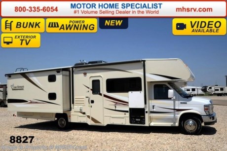 /TX 12/1/14 &lt;a href=&quot;http://www.mhsrv.com/coachmen-rv/&quot;&gt;&lt;img src=&quot;http://www.mhsrv.com/images/sold-coachmen.jpg&quot; width=&quot;383&quot; height=&quot;141&quot; border=&quot;0&quot;/&gt;&lt;/a&gt;
Receive a $2,000 VISA Gift Card with purchase from Motor Home Specialist while supplies last. Family Owned &amp; Operated and the #1 Volume Selling Motor Home Dealer in the World as well as the #1 Coachmen Dealer in the World. 
&lt;object width=&quot;400&quot; height=&quot;300&quot;&gt;&lt;param name=&quot;movie&quot; value=&quot;http://www.youtube.com/v/RqNmQzNdFZ8?version=3&amp;amp;hl=en_US&quot;&gt;&lt;/param&gt;&lt;param name=&quot;allowFullScreen&quot; value=&quot;true&quot;&gt;&lt;/param&gt;&lt;param name=&quot;allowscriptaccess&quot; value=&quot;always&quot;&gt;&lt;/param&gt;&lt;embed src=&quot;http://www.youtube.com/v/RqNmQzNdFZ8?version=3&amp;amp;hl=en_US&quot; type=&quot;application/x-shockwave-flash&quot; width=&quot;400&quot; height=&quot;300&quot; allowscriptaccess=&quot;always&quot; allowfullscreen=&quot;true&quot;&gt;&lt;/embed&gt;&lt;/object&gt;  MSRP $95,646. New 2015 Coachmen Freelander Model 32BH is approximately 32 feet 6 inches in length with bunk beds: This Class C RV is powered by a 6.8L V-10 Ford engine &amp; 6 speed automatic transmission. This beautiful coach features the Anniversary pack which includes high gloss colored fiberglass sidewalls, fiberglass running boards, tinted windows, 3 burner range with oven, stainless steel wheel inserts, AM/FM stereo, rear ladder, Travel East Roadside Assistance, 50 gallon fresh water tank, slide-out room awnings, 5,000 lb. hitch, glass shower door, Onan generator, 80 inch long bed, roller bearing drawer glides, Azdel Composite sidewall and Thermofoil counter tops.  Additional options include a swivel driver seat, exterior privacy windshield cover, air assist suspension, spare tire, 15.0 BTU A/C with heat pump, upgraded Serta mattress, (2) TV/DVD players in bunk area, exterior entertainment center, LCD TV with DVD player and the beautiful Platinum wood package. For additional coach information, brochures, window sticker, videos, photos, Freelander reviews &amp; testimonials as well as additional information about Motor Home Specialist and our manufacturers please visit us at MHSRV .com or call 800-335-6054. At Motor Home Specialist we DO NOT charge any prep or orientation fees like you will find at other dealerships. All sale prices include a 200 point inspection, interior &amp; exterior wash &amp; detail of vehicle, a thorough coach orientation with an MHS technician, an RV Starter&#39;s kit, a nights stay in our delivery park featuring landscaped and covered pads with full hook-ups and much more. WHY PAY MORE?... WHY SETTLE FOR LESS?
