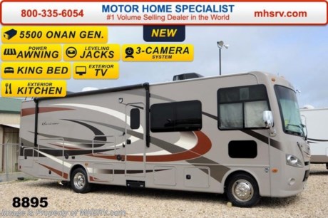 /TX 5/5/15 &lt;a href=&quot;http://www.mhsrv.com/thor-motor-coach/&quot;&gt;&lt;img src=&quot;http://www.mhsrv.com/images/sold-thor.jpg&quot; width=&quot;383&quot; height=&quot;141&quot; border=&quot;0&quot;/&gt;&lt;/a&gt;
Receive a $1,000 VISA Gift Card with purchase from Motor Home Specialist while supplies last.   Family Owned &amp; Operated and the #1 Volume Selling Motor Home Dealer in the World as well as the #1 Thor Motor Coach Dealer in the World. 
&lt;object width=&quot;400&quot; height=&quot;300&quot;&gt;&lt;param name=&quot;movie&quot; value=&quot;//www.youtube.com/v/kmlpm26tPJA?hl=en_US&amp;amp;version=3&quot;&gt;&lt;/param&gt;&lt;param name=&quot;allowFullScreen&quot; value=&quot;true&quot;&gt;&lt;/param&gt;&lt;param name=&quot;allowscriptaccess&quot; value=&quot;always&quot;&gt;&lt;/param&gt;&lt;embed src=&quot;//www.youtube.com/v/kmlpm26tPJA?hl=en_US&amp;amp;version=3&quot; type=&quot;application/x-shockwave-flash&quot; width=&quot;400&quot; height=&quot;300&quot; allowscriptaccess=&quot;always&quot; allowfullscreen=&quot;true&quot;&gt;&lt;/embed&gt;&lt;/object&gt;     The New 2015 Thor Motor Coach Hurricane Model 32N. MSRP $129,619. This all new Class A motor home is approximately 33 feet in length and features a Ford chassis, a V-10 Ford engine, 5.5 KW Onan generator, full wall slide, king bed, side hinged baggage doors &amp; a sofa with sleeper. Optional equipment includes the beautiful HD-Max exterior, LCD TV in bedroom, exterior entertainment center, solid surface kitchen countertop, power roof vent, valve stem extenders, holding tanks with heat pads, drop down electric overhead bunk as well as an exterior kitchen with refrigerator, sink, portable grill &amp; inverter. The all new Thor Motor Coach Hurricane RV also features automatic hydraulic leveling jacks, second auxiliary battery, large LCD TV, tinted one piece windshield, power patio awning with integrated LED lighting, two roof A/C units, night shades, refrigerator, microwave, oven and much more. For additional coach information, brochures, window sticker, videos, photos, Hurricane reviews &amp; testimonials as well as additional information about Motor Home Specialist and our manufacturers please visit us at MHSRV .com or call 800-335-6054. At Motor Home Specialist we DO NOT charge any prep or orientation fees like you will find at other dealerships. All sale prices include a 200 point inspection, interior &amp; exterior wash &amp; detail of vehicle, a thorough coach orientation with an MHS technician, an RV Starter&#39;s kit, a nights stay in our delivery park featuring landscaped and covered pads with full hook-ups and much more. WHY PAY MORE?... WHY SETTLE FOR LESS?
&lt;object width=&quot;400&quot; height=&quot;300&quot;&gt;&lt;param name=&quot;movie&quot; value=&quot;//www.youtube.com/v/VZXdH99Xe00?hl=en_US&amp;amp;version=3&quot;&gt;&lt;/param&gt;&lt;param name=&quot;allowFullScreen&quot; value=&quot;true&quot;&gt;&lt;/param&gt;&lt;param name=&quot;allowscriptaccess&quot; value=&quot;always&quot;&gt;&lt;/param&gt;&lt;embed src=&quot;//www.youtube.com/v/VZXdH99Xe00?hl=en_US&amp;amp;version=3&quot; type=&quot;application/x-shockwave-flash&quot; width=&quot;400&quot; height=&quot;300&quot; allowscriptaccess=&quot;always&quot; allowfullscreen=&quot;true&quot;&gt;&lt;/embed&gt;&lt;/object&gt; 