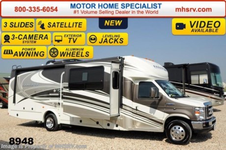 /TX 9/25/14 &lt;a href=&quot;http://www.mhsrv.com/coachmen-rv/&quot;&gt;&lt;img src=&quot;http://www.mhsrv.com/images/sold-coachmen.jpg&quot; width=&quot;383&quot; height=&quot;141&quot; border=&quot;0&quot;/&gt;&lt;/a&gt; Family Owned &amp; Operated and the #1 Volume Selling Motor Home Dealer in the World as well as the #1 Coachmen Dealer in the World.  &lt;object width=&quot;400&quot; height=&quot;300&quot;&gt;&lt;param name=&quot;movie&quot; value=&quot;//www.youtube.com/v/tu63TyI-F-A?hl=en_US&amp;amp;version=3&quot;&gt;&lt;/param&gt;&lt;param name=&quot;allowFullScreen&quot; value=&quot;true&quot;&gt;&lt;/param&gt;&lt;param name=&quot;allowscriptaccess&quot; value=&quot;always&quot;&gt;&lt;/param&gt;&lt;embed src=&quot;//www.youtube.com/v/tu63TyI-F-A?hl=en_US&amp;amp;version=3&quot; type=&quot;application/x-shockwave-flash&quot; width=&quot;400&quot; height=&quot;300&quot; allowscriptaccess=&quot;always&quot; allowfullscreen=&quot;true&quot;&gt;&lt;/embed&gt;&lt;/object&gt;   MSRP $131,037. New 2015 Coachmen Concord 300TS W/3 Slide-out rooms. This luxury Class C RV measures approximately 30ft. 10in and includes the Concord Anniversary package which features the Travel Easy Roadside Assistance, LED interior lighting, LED exterior lighting, 4KW Onan generator, 32&quot; TV/DVD player, back up monitor, power awning, upgraded countertops, heated remote exterior mirrors, power step, slide-out room toppers and a 5,000 lb. hitch. Additional options include removable carpet, power vent fan, automatic hydraulic leveling jacks, aluminum rims, swivel driver seat, swivel passenger seat, exterior privacy windshield cover, bedroom TV &amp; DVD player, King Dome Satellite System, Sirius satellite radio and the Concord Luxury Package which includes an exterior entertainment center, 2nd battery, side view cameras, 15,000 BTU A/C heat pump, heated tanks and upper tank gate valves. A few standard features include the Ford E-450 super duty chassis, Ride-Rite air assist suspension system, exterior speakers &amp; the Azdel super light composite sidewalls. For additional coach information, brochures, window sticker, videos, photos, Concord reviews &amp; testimonials as well as additional information about Motor Home Specialist and our manufacturers please visit us at MHSRV .com or call 800-335-6054. At Motor Home Specialist we DO NOT charge any prep or orientation fees like you will find at other dealerships. All sale prices include a 200 point inspection, interior &amp; exterior wash &amp; detail of vehicle, a thorough coach orientation with an MHS technician, an RV Starter&#39;s kit, a nights stay in our delivery park featuring landscaped and covered pads with full hook-ups and much more. WHY PAY MORE?... WHY SETTLE FOR LESS?