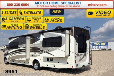 /CA 1/1/15 &lt;a href=&quot;http://www.mhsrv.com/coachmen-rv/&quot;&gt;&lt;img src=&quot;http://www.mhsrv.com/images/sold-coachmen.jpg&quot; width=&quot;383&quot; height=&quot;141&quot; border=&quot;0&quot;/&gt;&lt;/a&gt;
Receive a $2,000 VISA Gift Card with purchase from Motor Home Specialist while supplies last. MHSRV is donating $1,000 to Cook Children&#39;s Hospital for every new RV sold in the month of December, 2014 helping surpass our 3rd annual goal total of over 1/2 million dollars!  Family Owned &amp; Operated and the #1 Volume Selling Motor Home Dealer in the World as well as the #1 Coachmen Dealer in the World.  &lt;object width=&quot;400&quot; height=&quot;300&quot;&gt;&lt;param name=&quot;movie&quot; value=&quot;//www.youtube.com/v/tu63TyI-F-A?hl=en_US&amp;amp;version=3&quot;&gt;&lt;/param&gt;&lt;param name=&quot;allowFullScreen&quot; value=&quot;true&quot;&gt;&lt;/param&gt;&lt;param name=&quot;allowscriptaccess&quot; value=&quot;always&quot;&gt;&lt;/param&gt;&lt;embed src=&quot;//www.youtube.com/v/tu63TyI-F-A?hl=en_US&amp;amp;version=3&quot; type=&quot;application/x-shockwave-flash&quot; width=&quot;400&quot; height=&quot;300&quot; allowscriptaccess=&quot;always&quot; allowfullscreen=&quot;true&quot;&gt;&lt;/embed&gt;&lt;/object&gt;   MSRP $131,037. New 2015 Coachmen Concord 300TS W/3 Slide-out rooms. This luxury Class C RV measures approximately 30ft. 10in and includes the Concord Anniversary package which features the Travel Easy Roadside Assistance, LED interior lighting, LED exterior lighting, 4KW Onan generator, 32&quot; TV/DVD player, back up monitor, power awning, upgraded countertops, heated remote exterior mirrors, power step, slide-out room toppers and a 5,000 lb. hitch. Additional options include removable carpet, power vent fan, automatic hydraulic leveling jacks, aluminum rims, swivel driver seat, swivel passenger seat, exterior privacy windshield cover, bedroom TV &amp; DVD player, King Dome Satellite System, Sirius satellite radio and the Concord Luxury Package which includes an exterior entertainment center, 2nd battery, side view cameras, 15,000 BTU A/C heat pump, heated tanks and upper tank gate valves. A few standard features include the Ford E-450 super duty chassis, Ride-Rite air assist suspension system, exterior speakers &amp; the Azdel super light composite sidewalls. For additional coach information, brochures, window sticker, videos, photos, Concord reviews &amp; testimonials as well as additional information about Motor Home Specialist and our manufacturers please visit us at MHSRV .com or call 800-335-6054. At Motor Home Specialist we DO NOT charge any prep or orientation fees like you will find at other dealerships. All sale prices include a 200 point inspection, interior &amp; exterior wash &amp; detail of vehicle, a thorough coach orientation with an MHS technician, an RV Starter&#39;s kit, a nights stay in our delivery park featuring landscaped and covered pads with full hook-ups and much more. WHY PAY MORE?... WHY SETTLE FOR LESS?