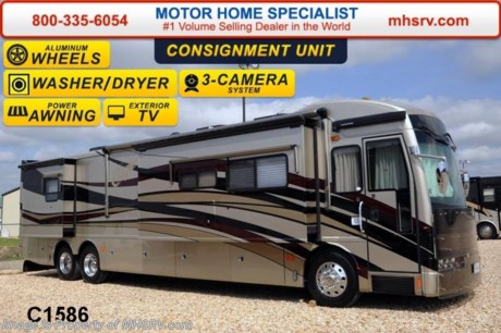 /TX 7/14 &lt;a href=&quot;http://www.mhsrv.com/american-coach-rv/&quot;&gt;&lt;img src=&quot;http://www.mhsrv.com/images/sold-americancoach.jpg&quot; width=&quot;383&quot; height=&quot;141&quot; border=&quot;0&quot;/&gt;&lt;/a&gt; **Consignment** Used American RV for Sale- 2007 American Eagle 42V with 4 slides and 28,734 miles. This RV is approximately 42 feet in length with a 500HP Cummins engine with side radiator, Spartan raised rail chassis with IFS &amp; tag axle, power mirrors with heat, power windows, 10KW Onan diesel generator with AGS on a power slide &amp; only 613 hours, power patio and door awnings, window awnings, slide-out room toppers, gas/electric water heater, 50 Amp power cord reel, pass-thru storage with side swing baggage doors, exterior freezer, full length &amp; half length slide-out cargo trays, aluminum wheels, keyless entry, fiberglass roof with ladder, solar panel, 15K lb. hitch, automatic air &amp; hydraulic leveling systems, 3 camera monitoring system, exterior entertainment center, 2 inverters, multi-plex lighting, ceramic tile floors, dual pane windows, convection microwave, solid surface counter, washer/dryer combo, dual sleep number bed, safe, 3 ducted roof A/Cs and 2 LCD TVs with surround sound systems. For additional information and photos please visit Motor Home Specialist at www.MHSRV .com or call 800-335-6054.